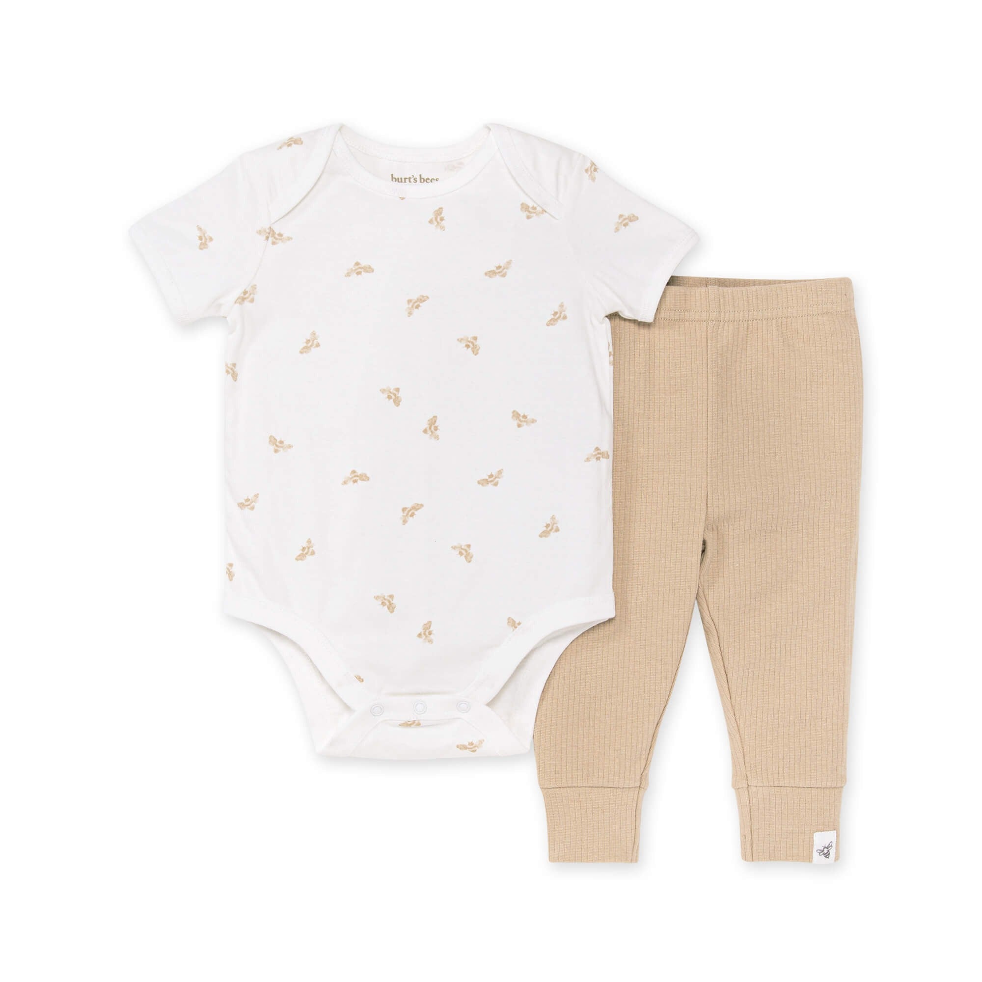 Golden Bee Cloud Bodysuit and Ribbed Pant Set - Women's Seamless Lingerie Set for Comfort & Style - Perfect for Sleepwear, Lounge Wear and Intimate Moments