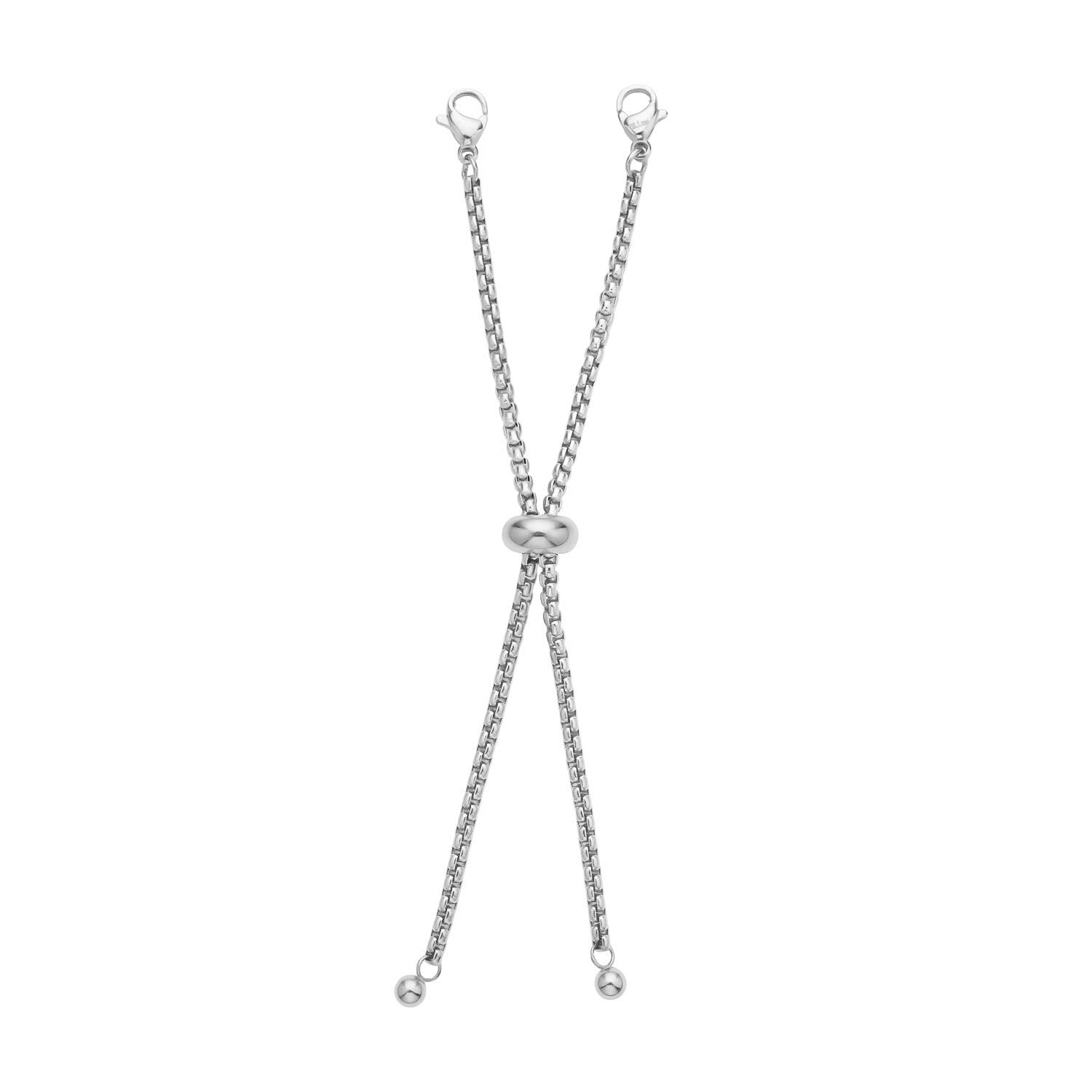 Shop LC Men's Stainless Steel Bolo Tie Extender Box Chain Necklace with 4