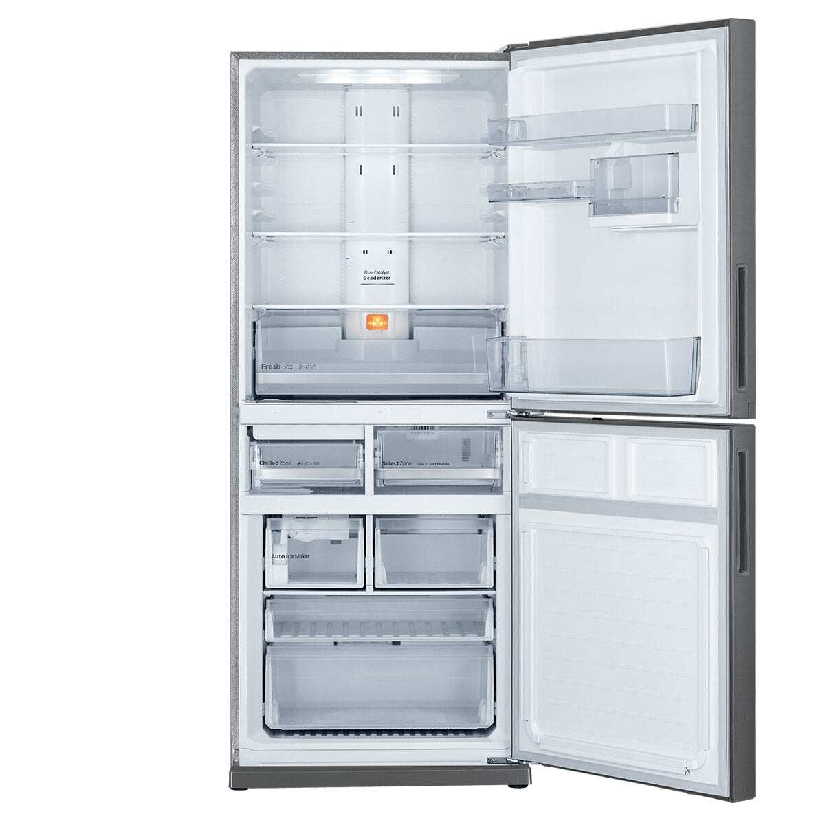 Mitsubishi Electric 421L Bottom Mount Refrigerator - Energy Efficient Stainless Steel Design (MR-HS421EX-SS) - Perfect for Modern Kitchens & Small Spaces