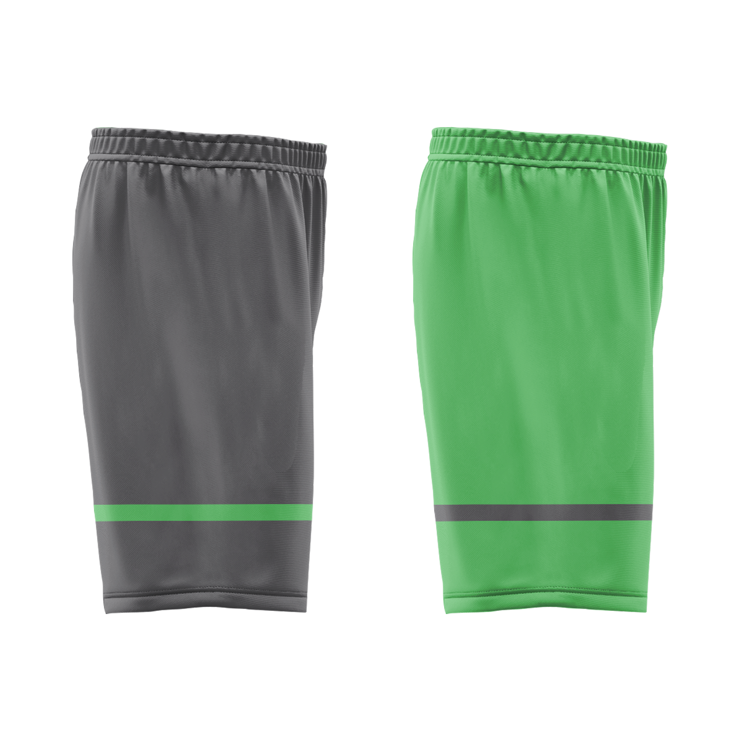 Custom Gray & Green Reversible Basketball Jersey - Personalized Classic Style Uniform for Men & Women | Perfect for Team Games, Training, and Fan Apparel (BBJR D017046)
