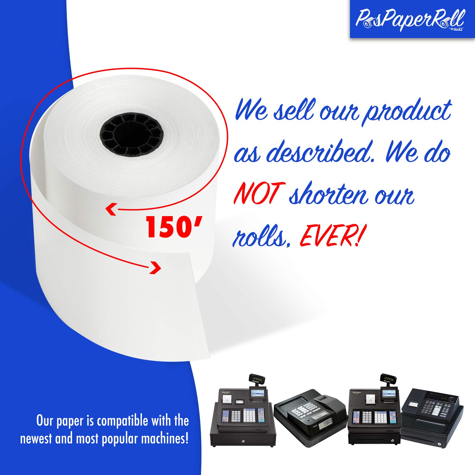 Adding Machine Rolls & Calculator Rolls - 2.25
