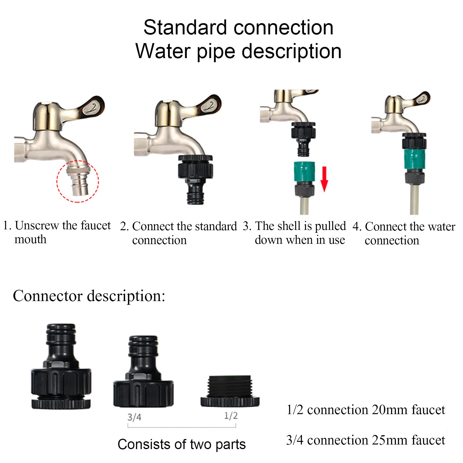 Wall-Mounted Retractable Garden Hose Reel with 180° Swivel & Auto Lock for Easy Watering