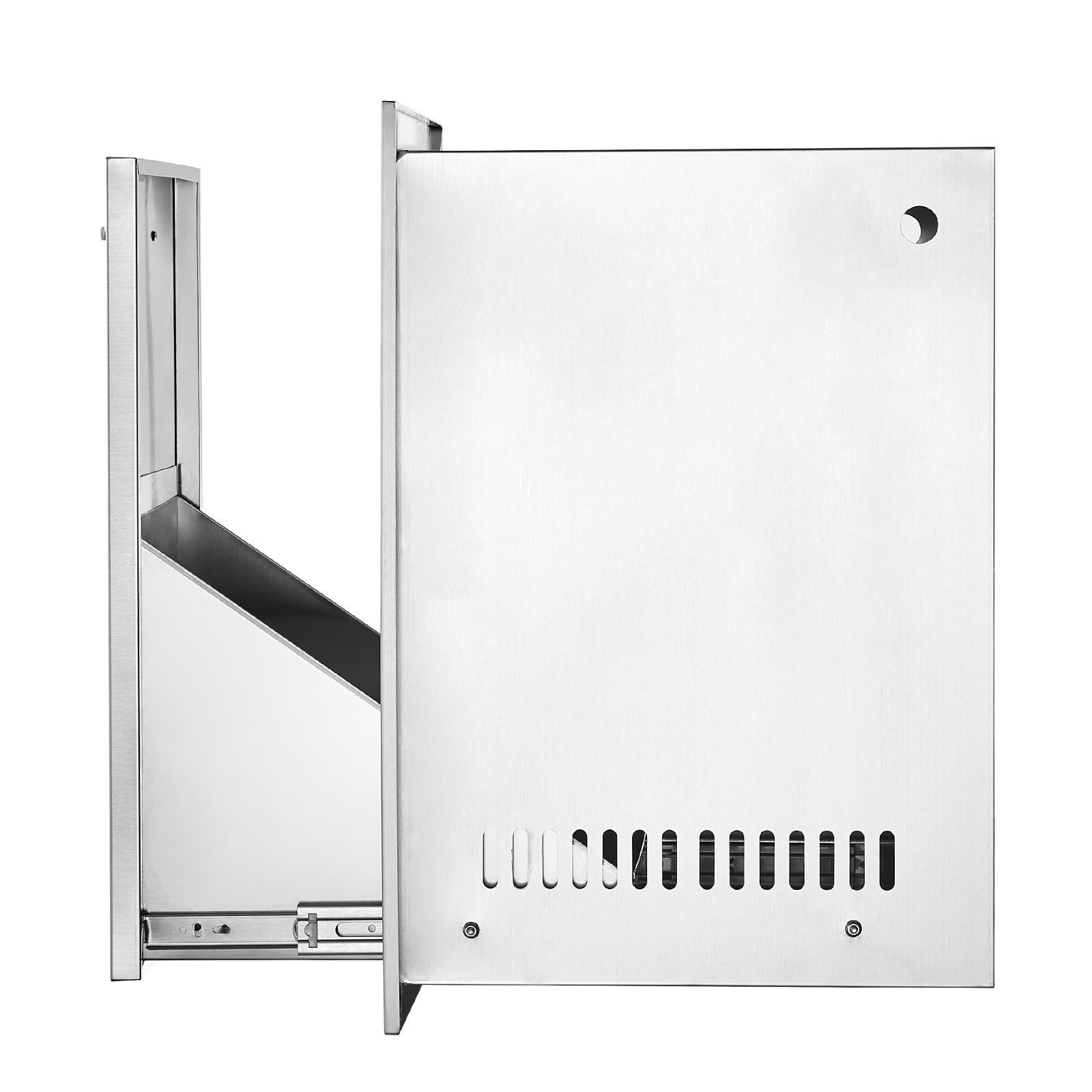 VEVOR Stainless Steel Pull Out Trash Drawer for Outdoor Kitchen - 16