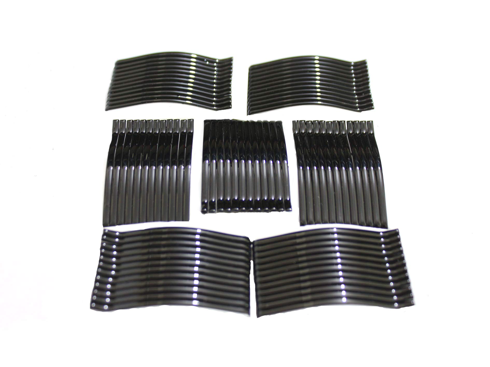 84 Pcs Kalaneet Bobby Pins - Metal Hair Clips for Women & Girls, Hair Styling Accessories, Salon Hairdressing Tools (Black) - Perfect for Updos, Braids, and Everyday Hairstyles