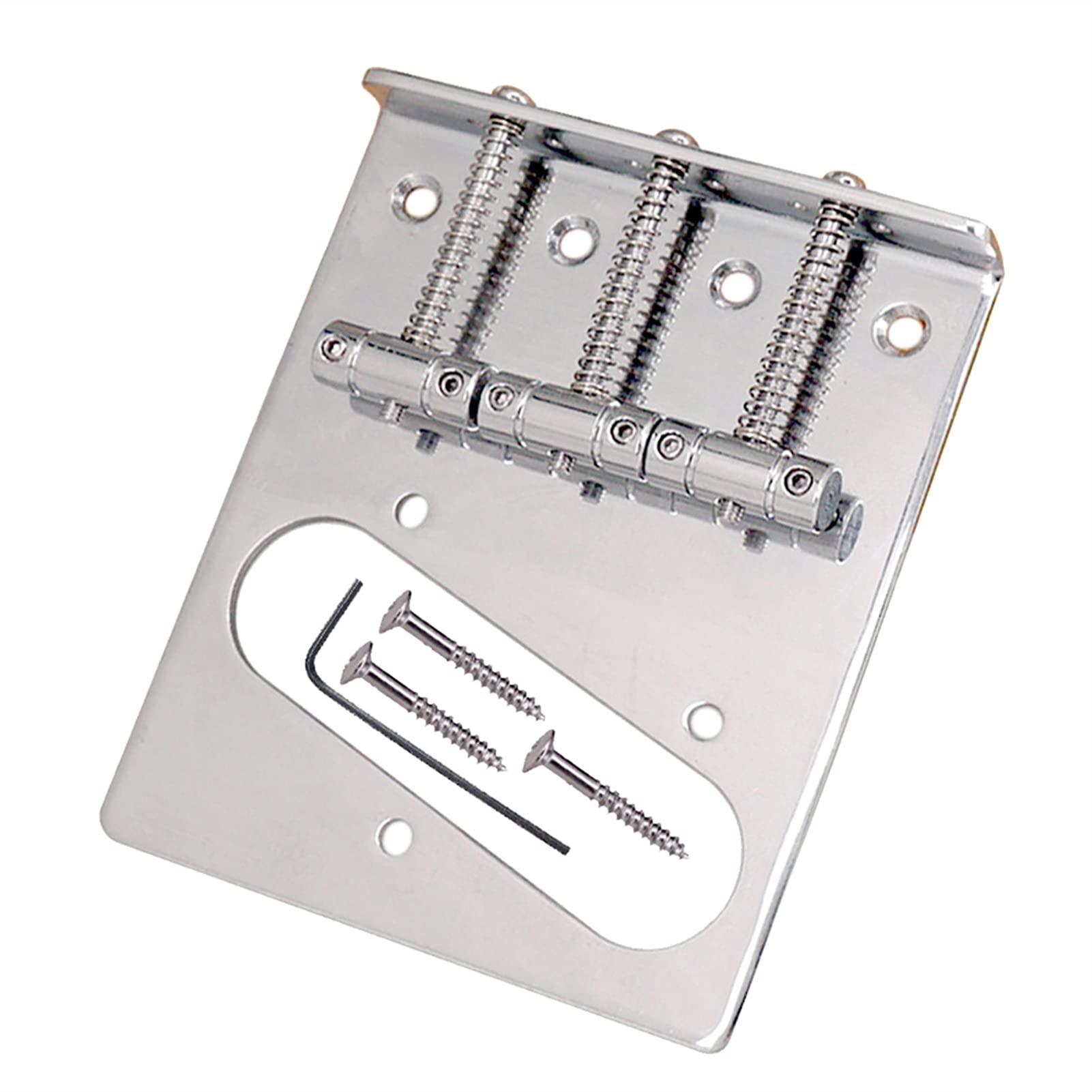 3 String Saddle Top Loader Bridge Replacement for TL Electric Guitar - High-Quality Guitar Bridge Parts for Enhanced Tone & Sustain | Perfect for Guitar Repair, Upgrades & DIY Projects