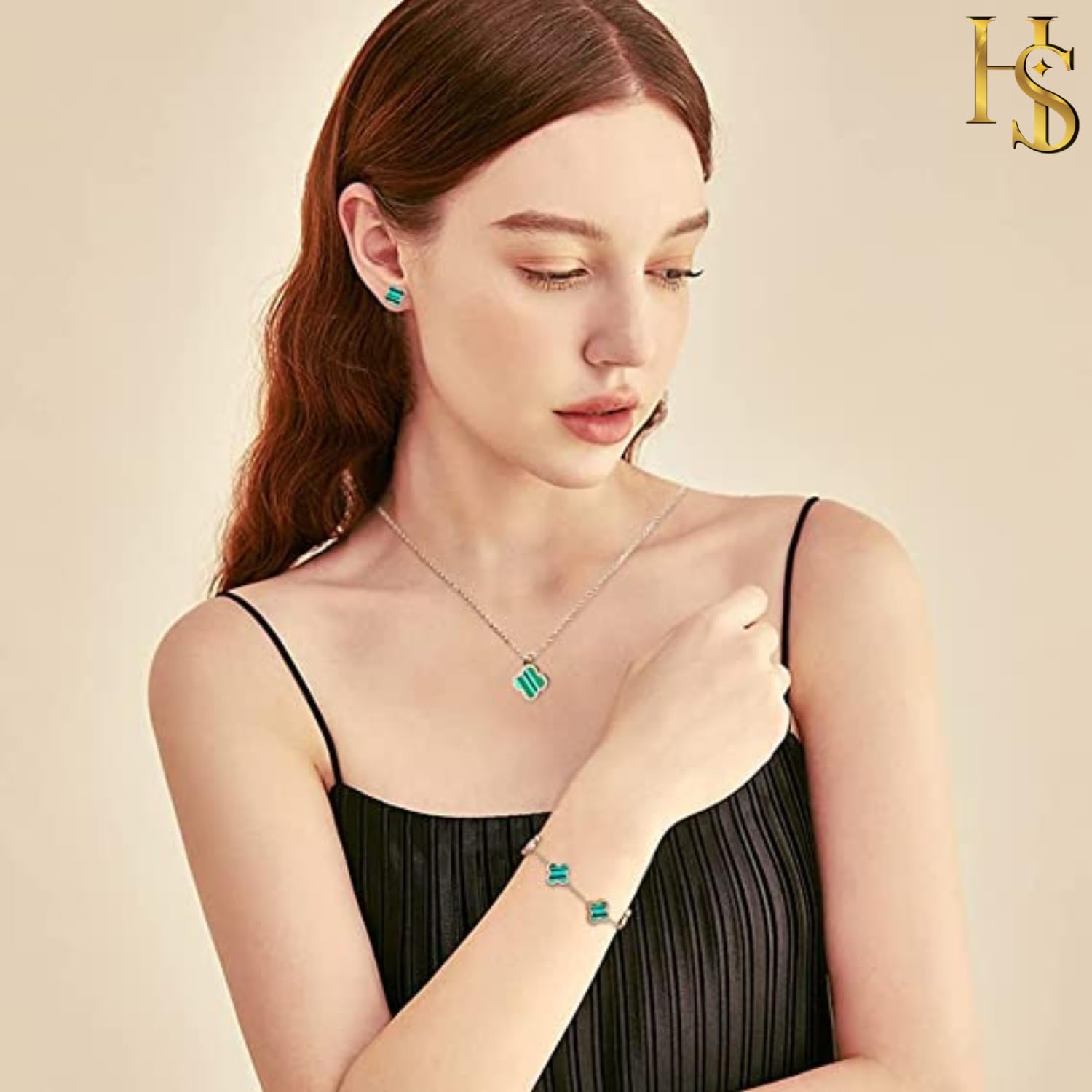 Elegant Women's Jewelry Set - Designer Necklace, Earrings & Bracelet Gift for Her | Perfect for Anniversaries, Birthdays & Special Occasions
