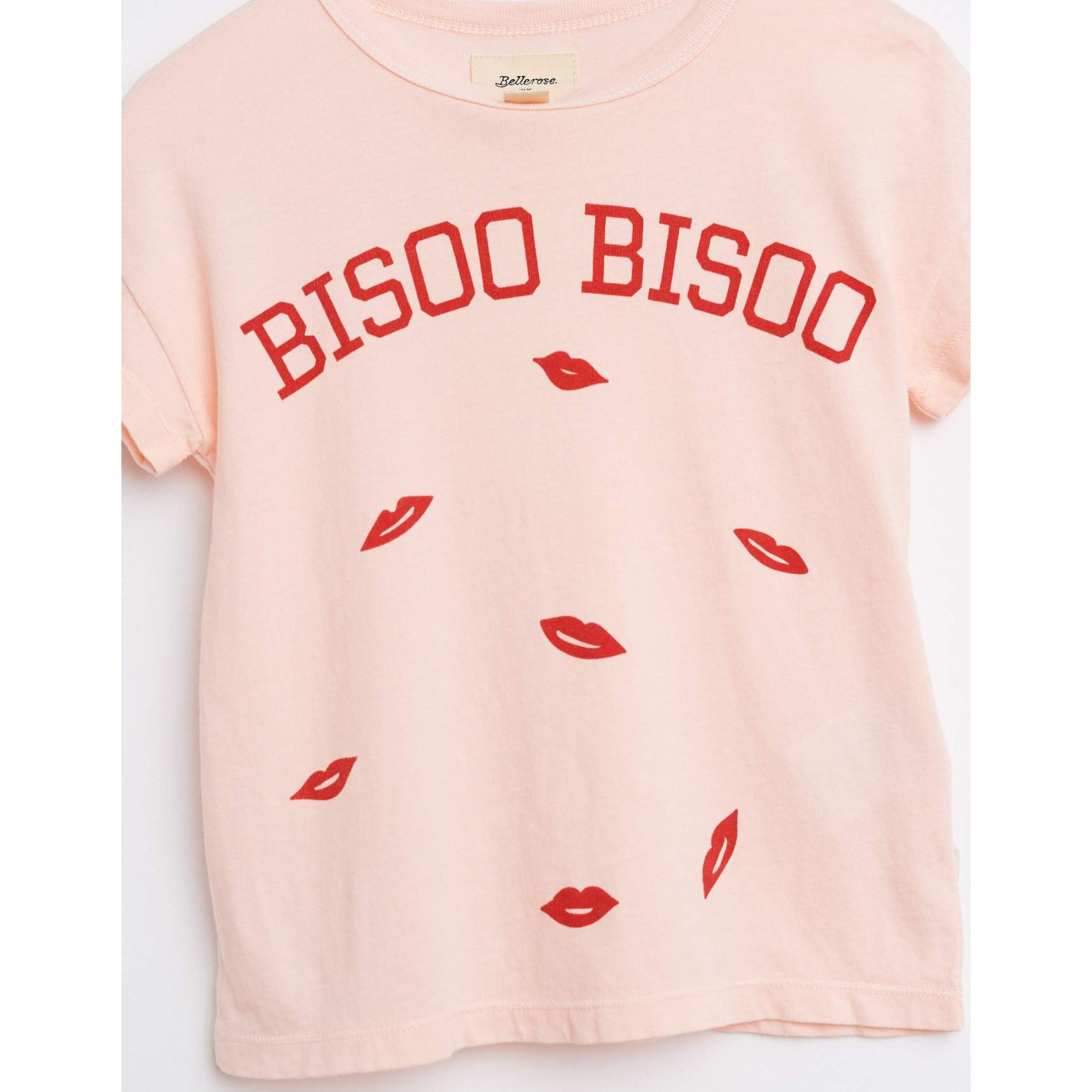 Bellerose AY0A91 T1237B Women's Light Rose Cotton T-Shirt - Casual Comfort for Everyday Wear & Outfits