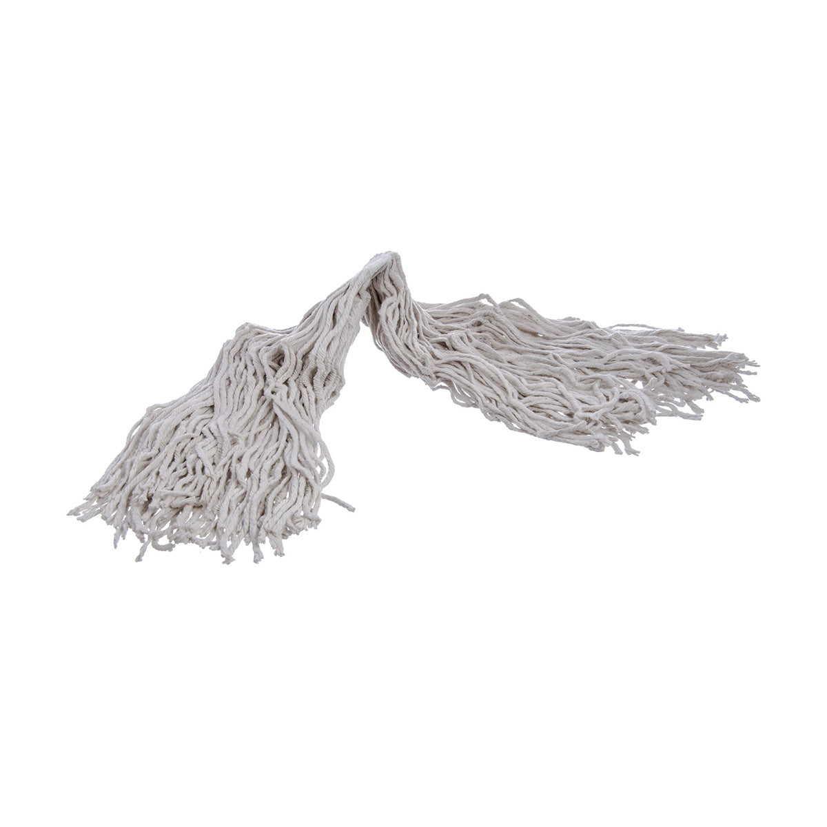 Carlisle 369824B00 Flo Pac Large Cut End Cotton Mop Head #24, Natural - Heavy Duty Commercial Cleaning for Floors, Kitchens, and Hospitals