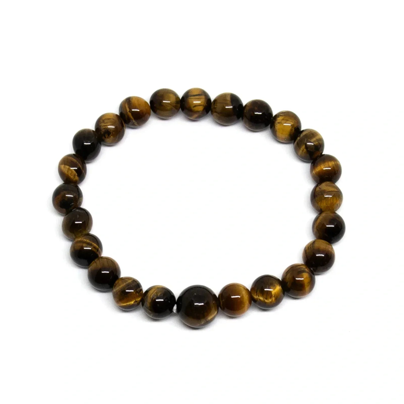 Tiger's Eye Beaded Bracelet - 4mm Wrist Mala for Kids & Small Wrists - Spiritual Protection & Meditation Jewelry for Children