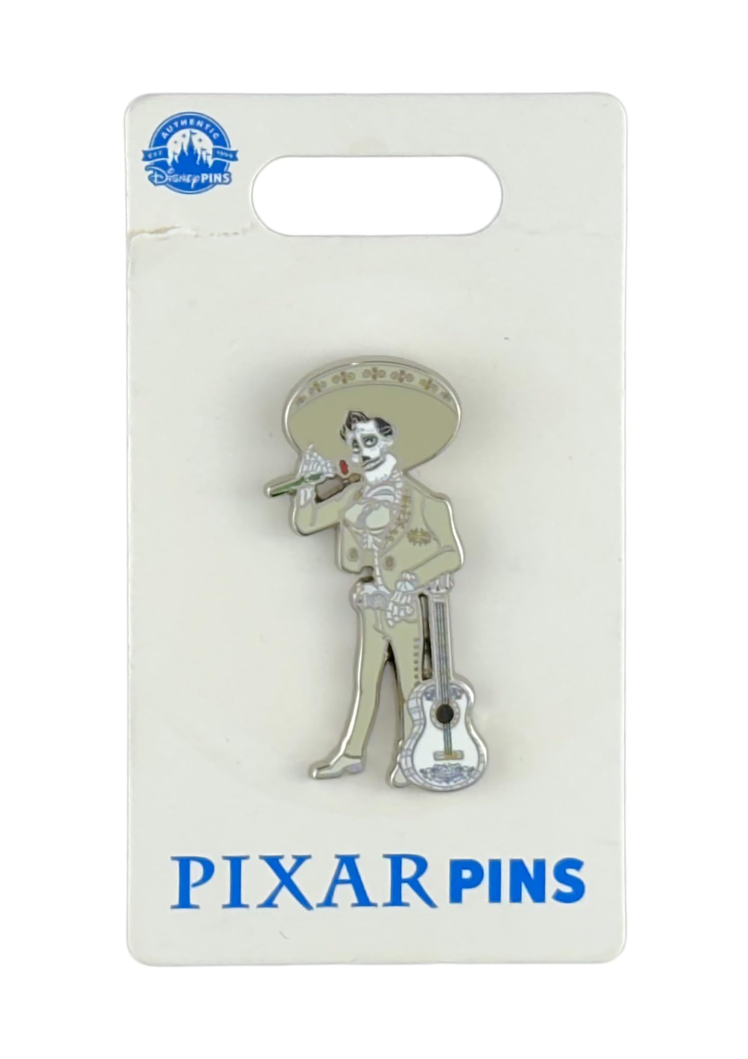Disney WDW Pin - Coco Ernesto de la Cruz Red Rose Collectible Lapel Pin - Perfect for Disney Fans, Pin Trading & Costume Accessories