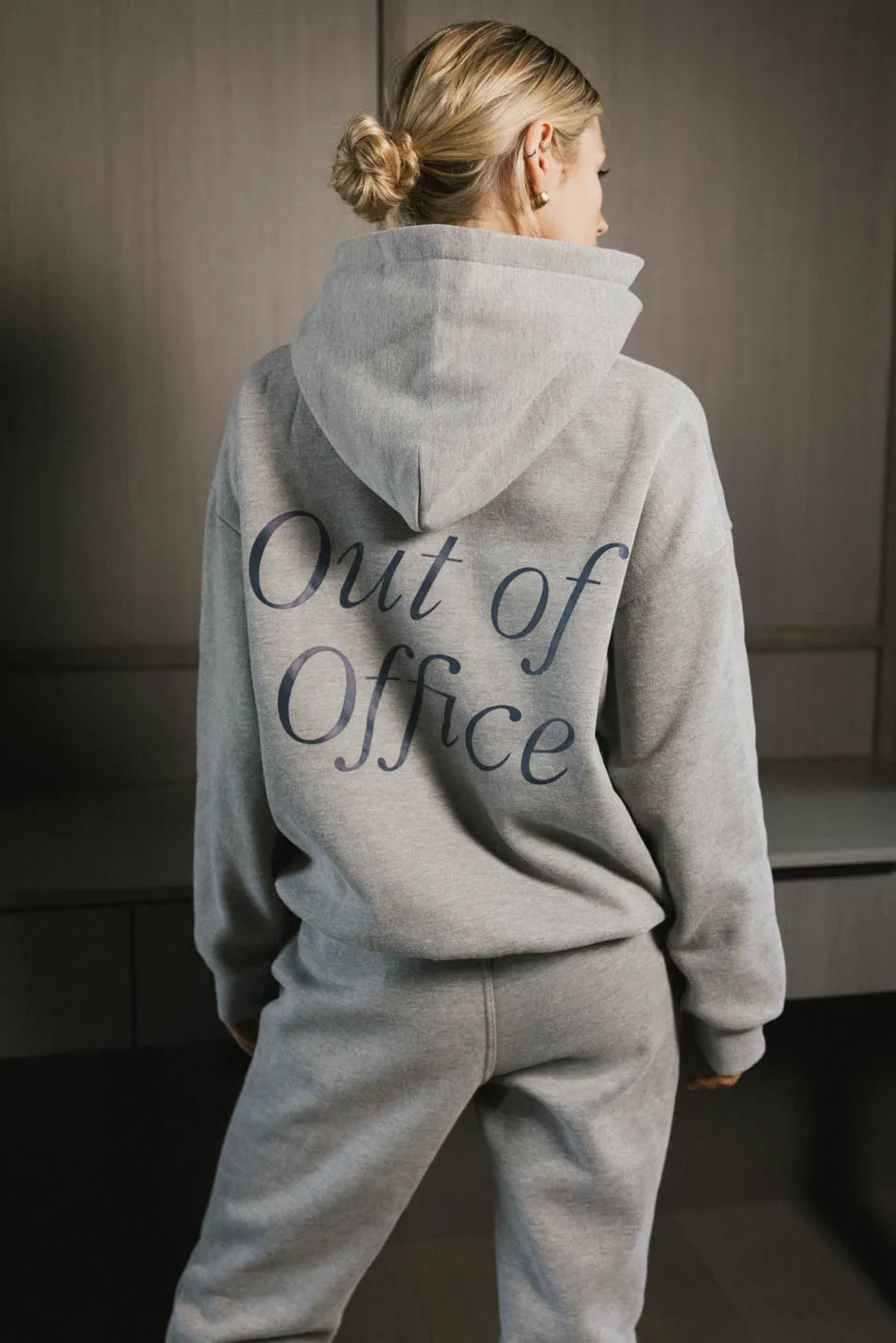 Out of Office Sweatshirt - Cozy Heather Grey Pullover for Women | Casual Loungewear & Work From Home Comfort | Perfect for Relaxing, Running Errands and Coffee Dates