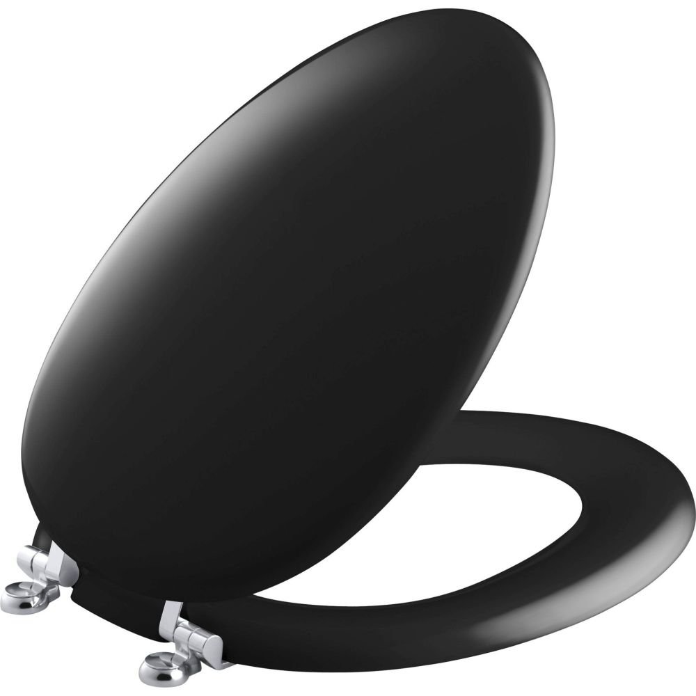 KOHLER Kathryn Soft-Close Elongated Toilet Seat - Painted Wooden Cover with Easy Installation for Bathroom, Home & Commercial Use