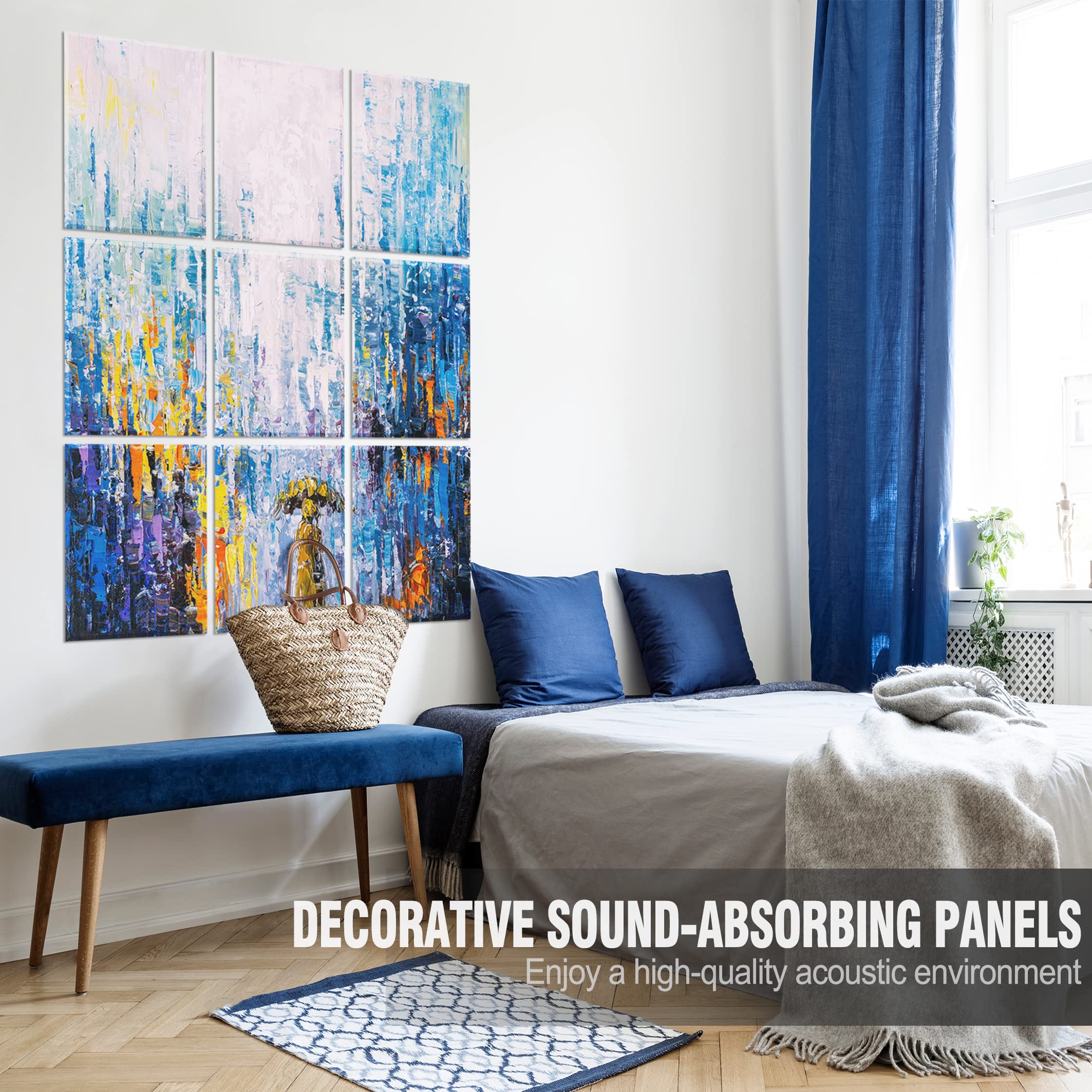 9 Pack Acoustic Wall Panels 35