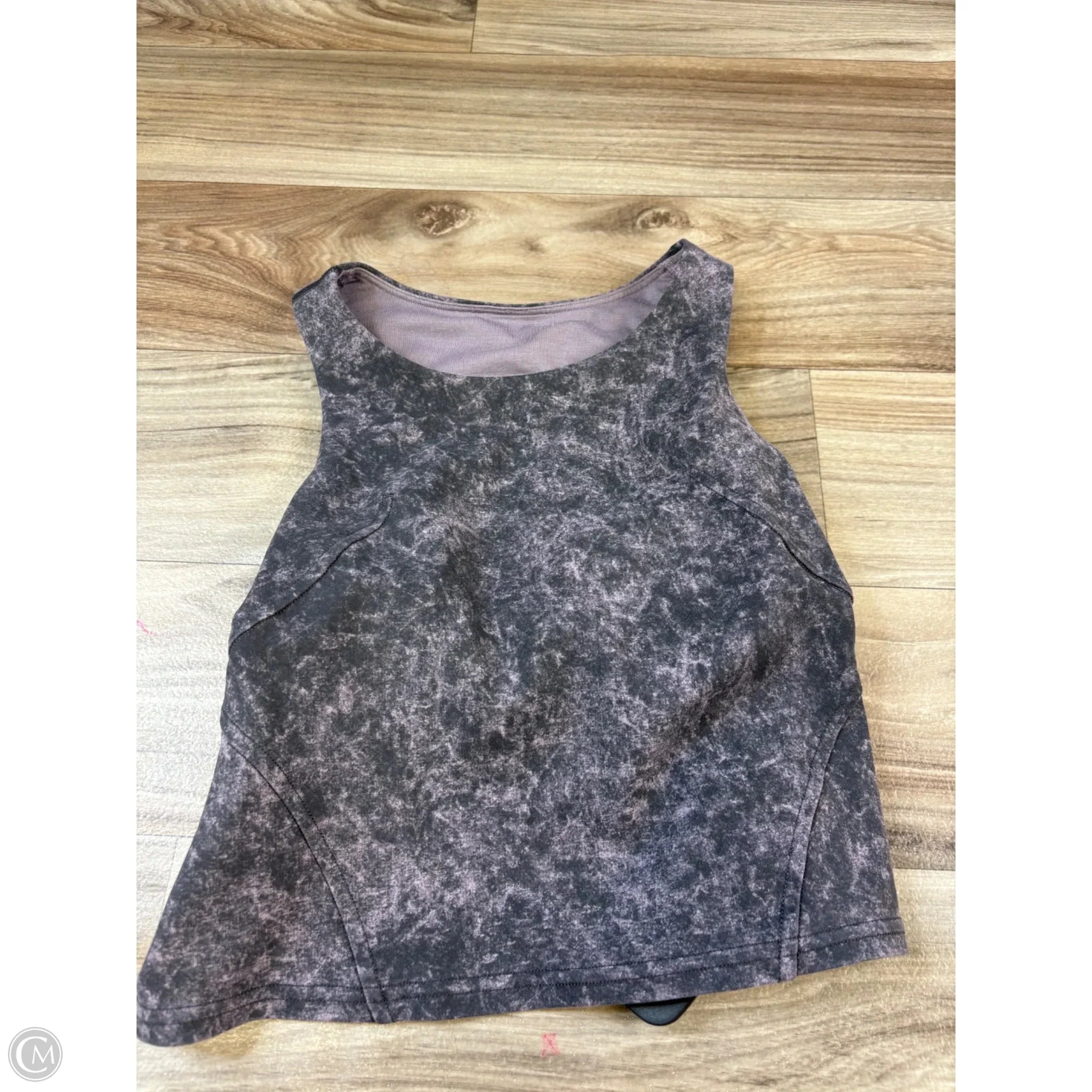 Lululemon Grey & Purple Athletic Sports Bra for Women - Size S - High Support Workout Bra for Running, Yoga & Gym