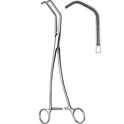 DeBakey Atraumatic Tangential Clamp 9 3/4