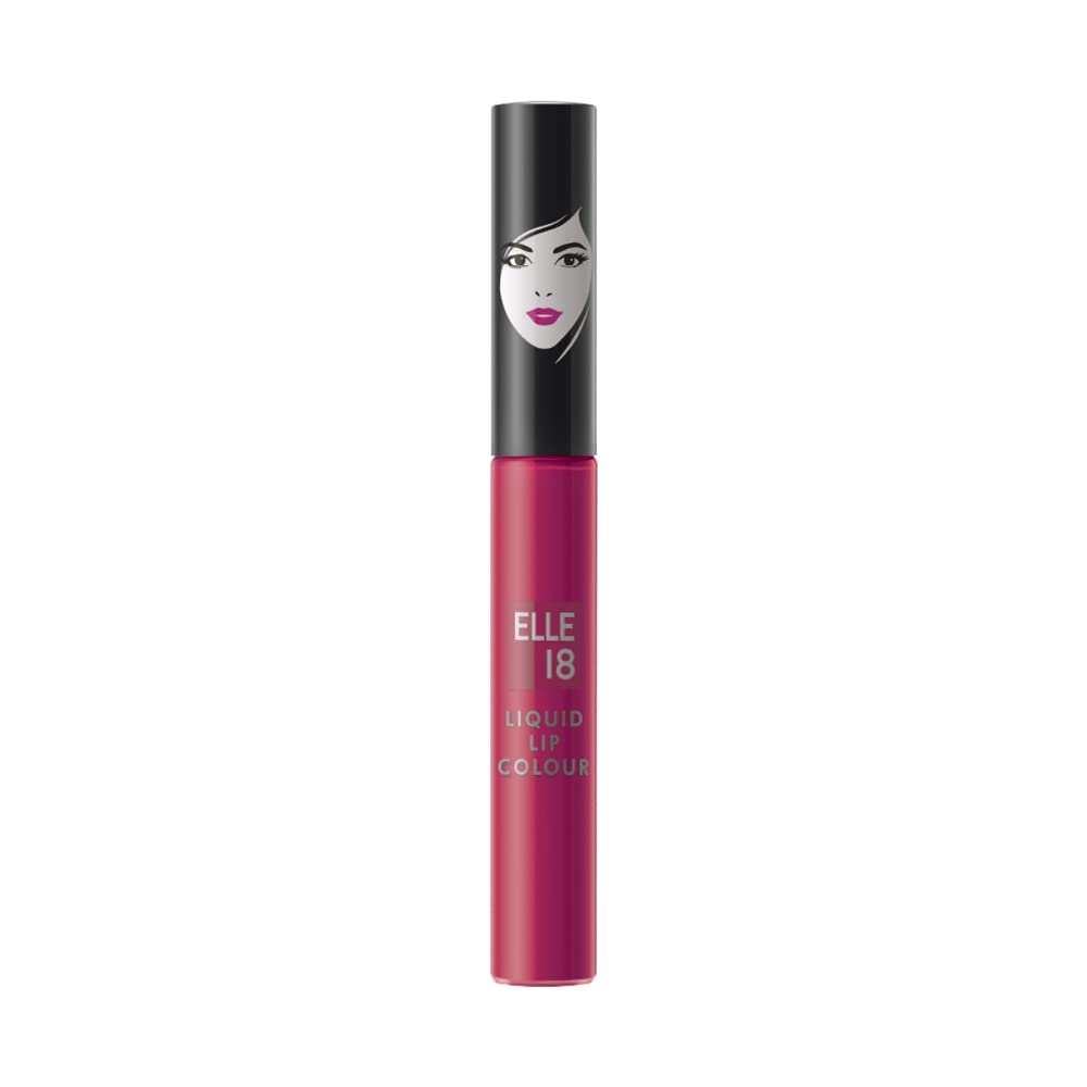 LAKMÉ Elle18 Long Lasting Liquid Matte Lipstick - 12Hr Wear, Smudge Proof, Intense Pigment - Perfect for Parties, Date Night & Everyday Wear