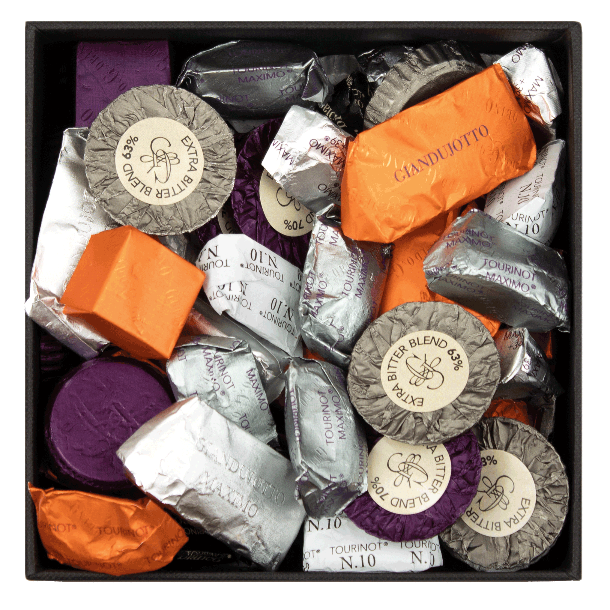 Guido Gobino Assorted Chocolate Cube Gift XL Box (140 pcs) - Premium Gourmet Chocolates for Holidays, Birthdays & Corporate Gifting