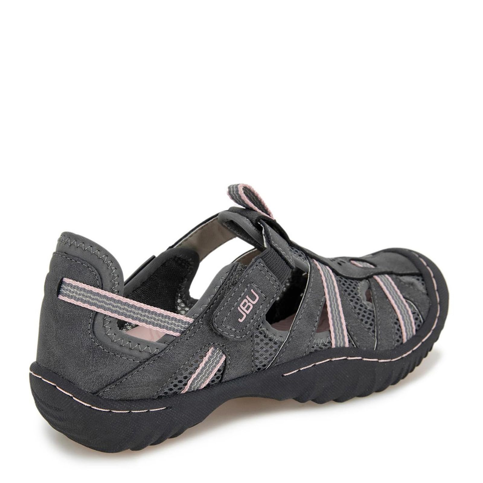 JBU Regional Water Ready Women's Outdoor Comfort Adjustable Closed Toe Water Shoes for Beach, Pool, and Kayaking