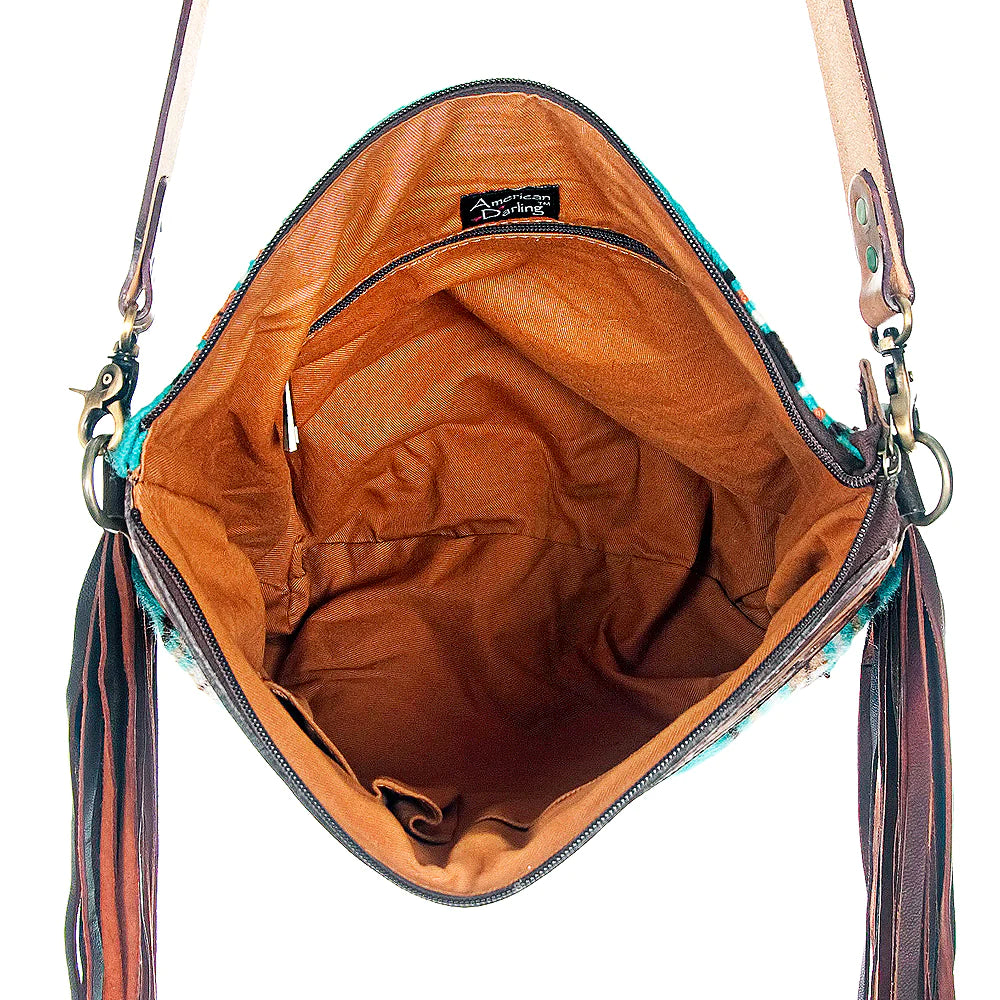 Aztec Fringe Crossbody Purse - Boho Chic Handbag for Women - Perfect for Music Festivals, Beach Outings & Travel Accessories