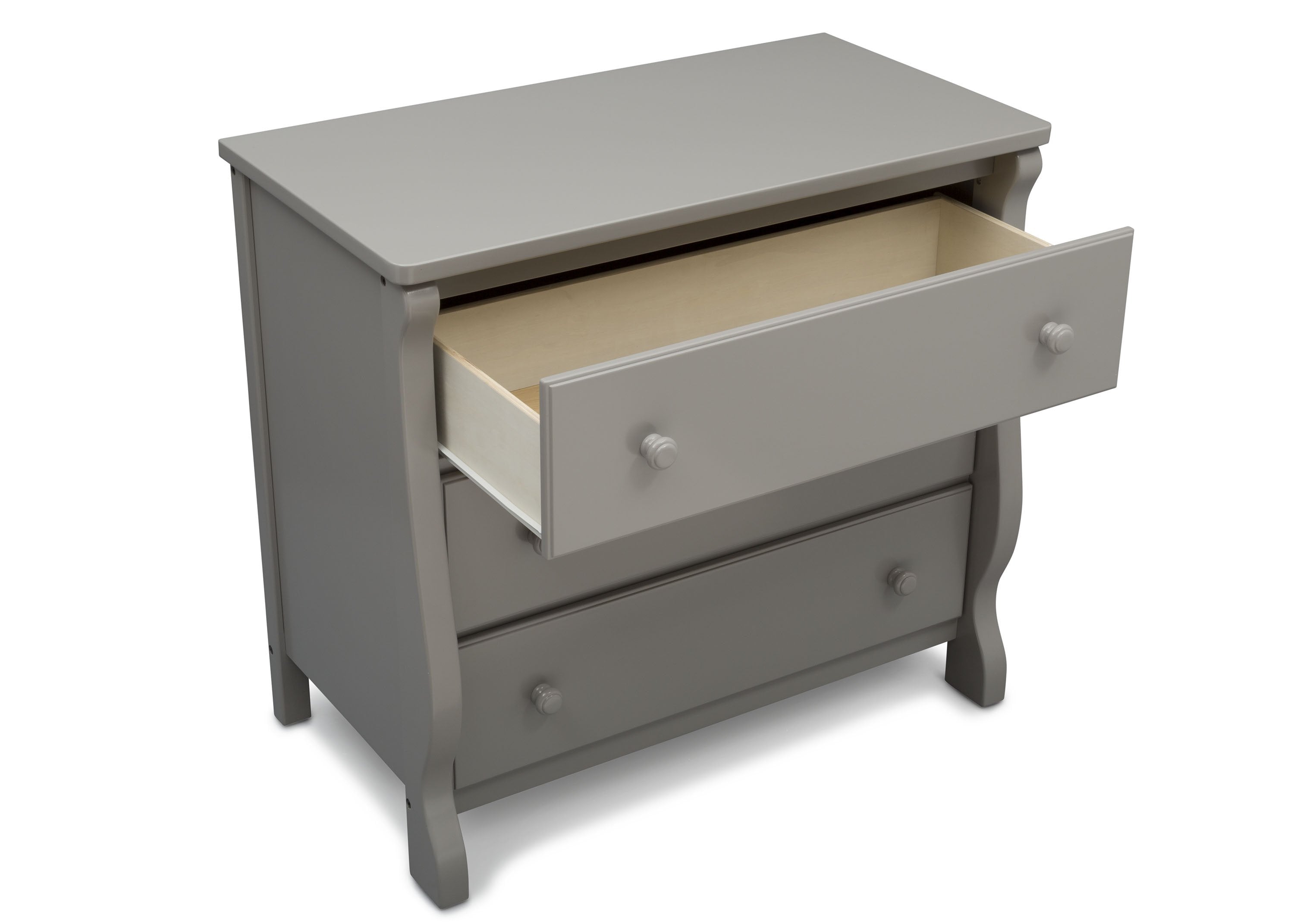 Universal 3 Drawer Dresser - Sturdy Wooden Chest of Drawers for Bedroom, Living Room & Office Storage - Perfect for Organizing Clothes, Accessories & Home Essentials