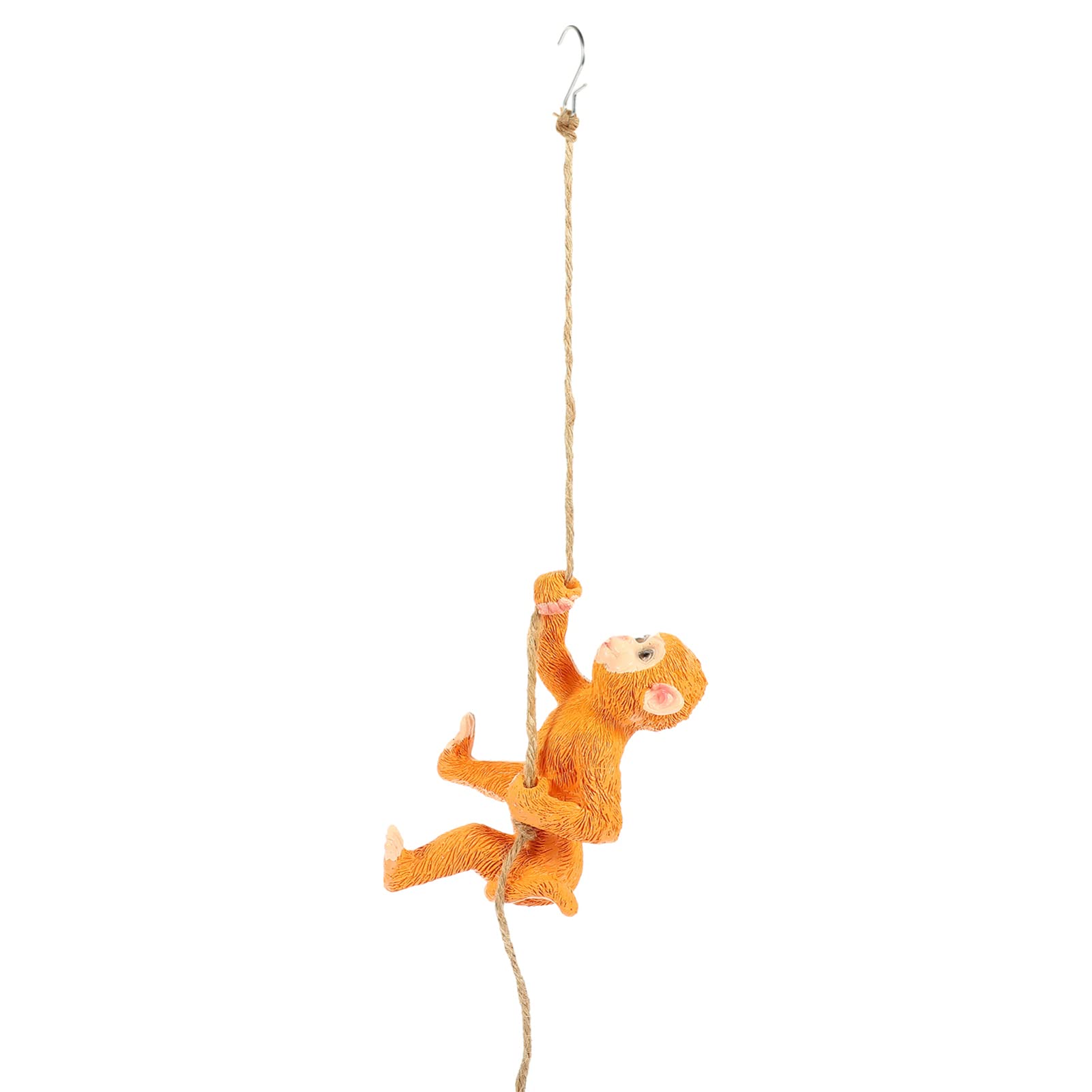 FOMIYES Resin Monkey Pendant Car Mirror Decor - Funny 'Welcome to The Shitshow' Sign for Outdoor Yard, Flower Pots & Home Decoration | Unique Resin Animal Figurine for Car Accessories & Garden Ornaments