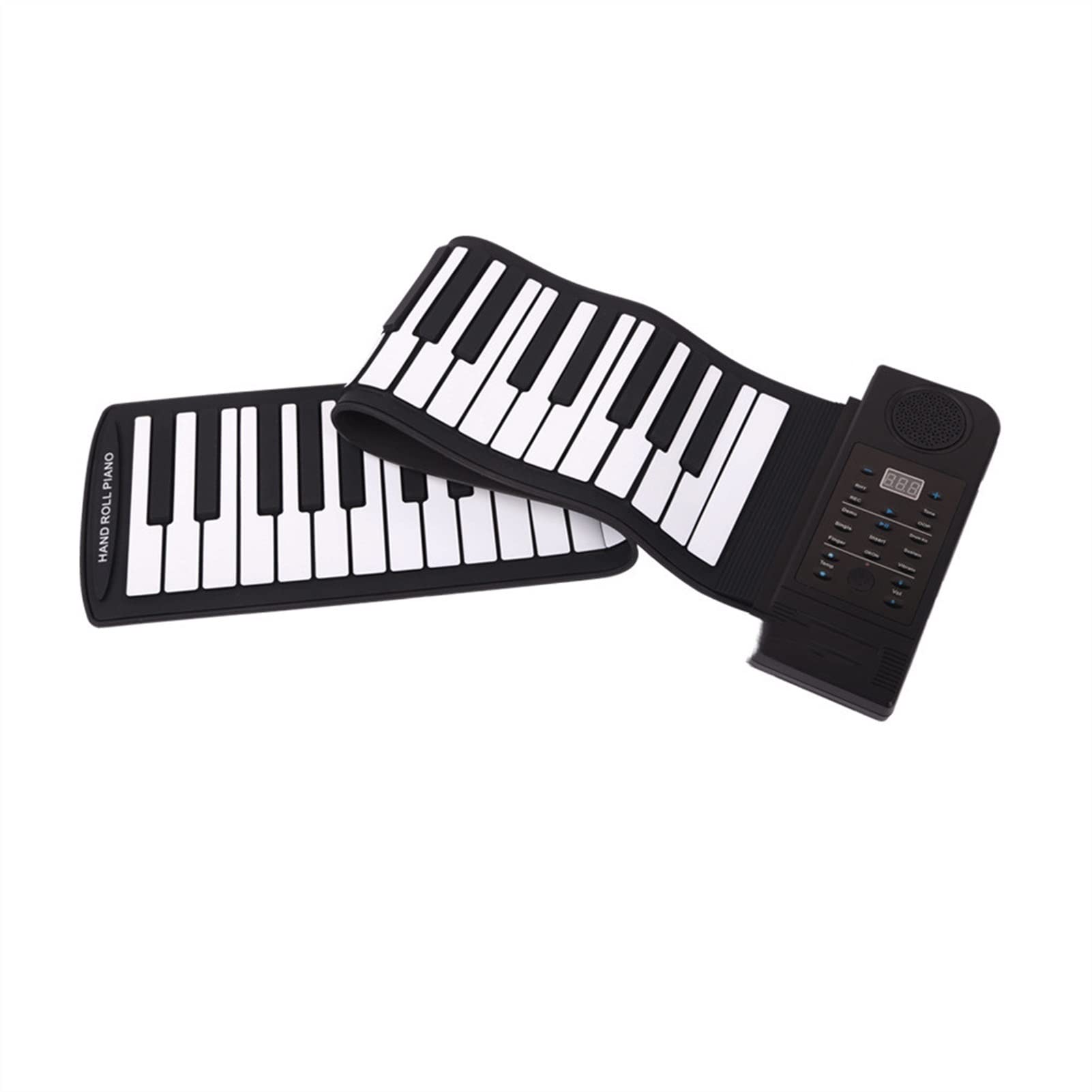 61-Key Portable Folding Piano with Thickened Soft Keyboard - Hand-Rolled Electronic Keyboard for Travel, Home Practice & Live Performance