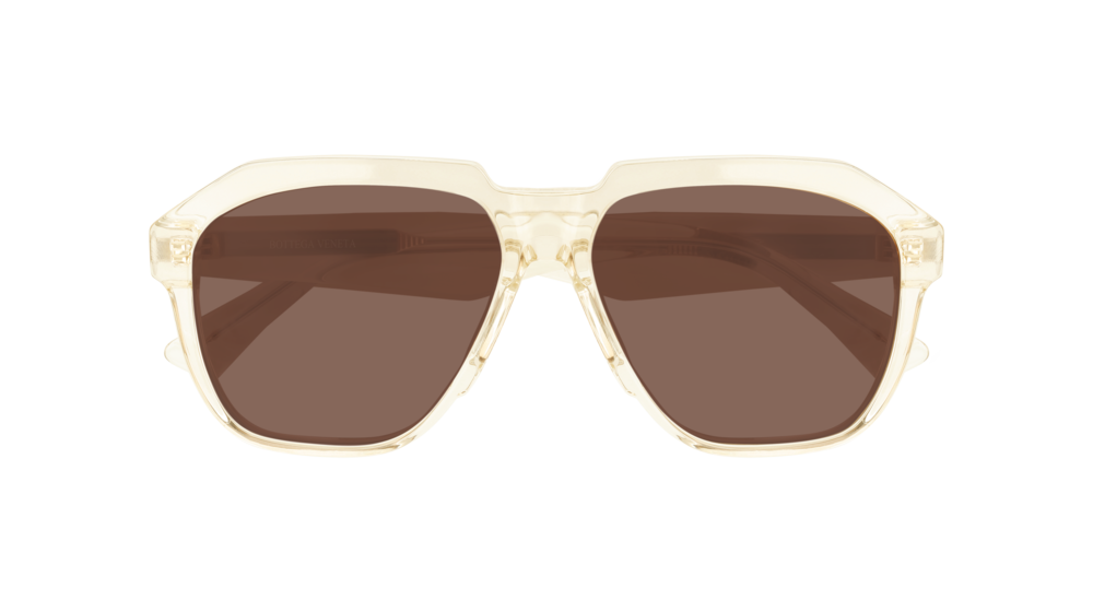 Bottega Veneta BV1034S 004 57mm Unisex Polarized Sunglasses for Men & Women - UV Protection, Fashion Luxury Shades for Driving, Beach & Outdoor Activities