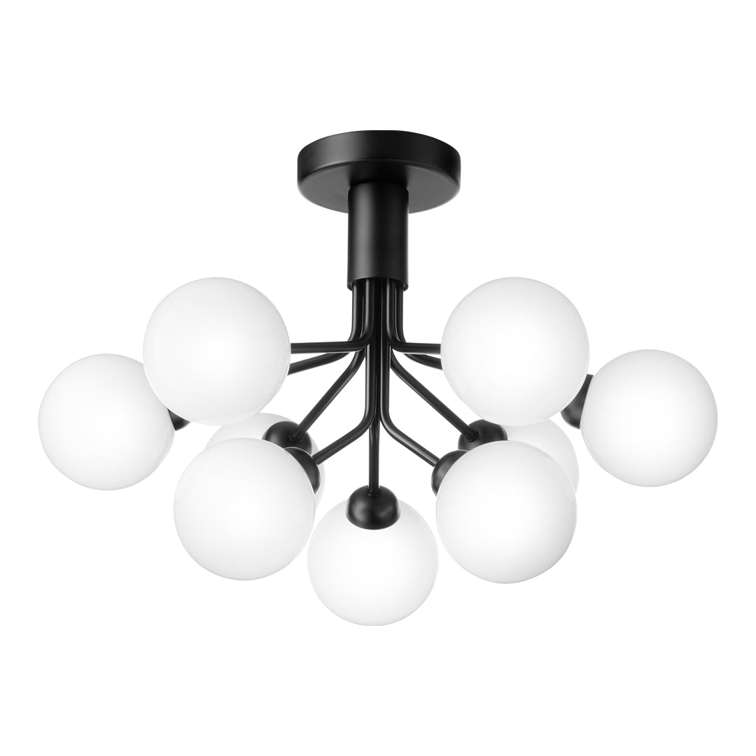 Apiales 9-Inch Modern Ceiling Light Fixture - Dimmable LED Flush Mount for Bedroom, Kitchen, Living Room & Hallway Lighting
