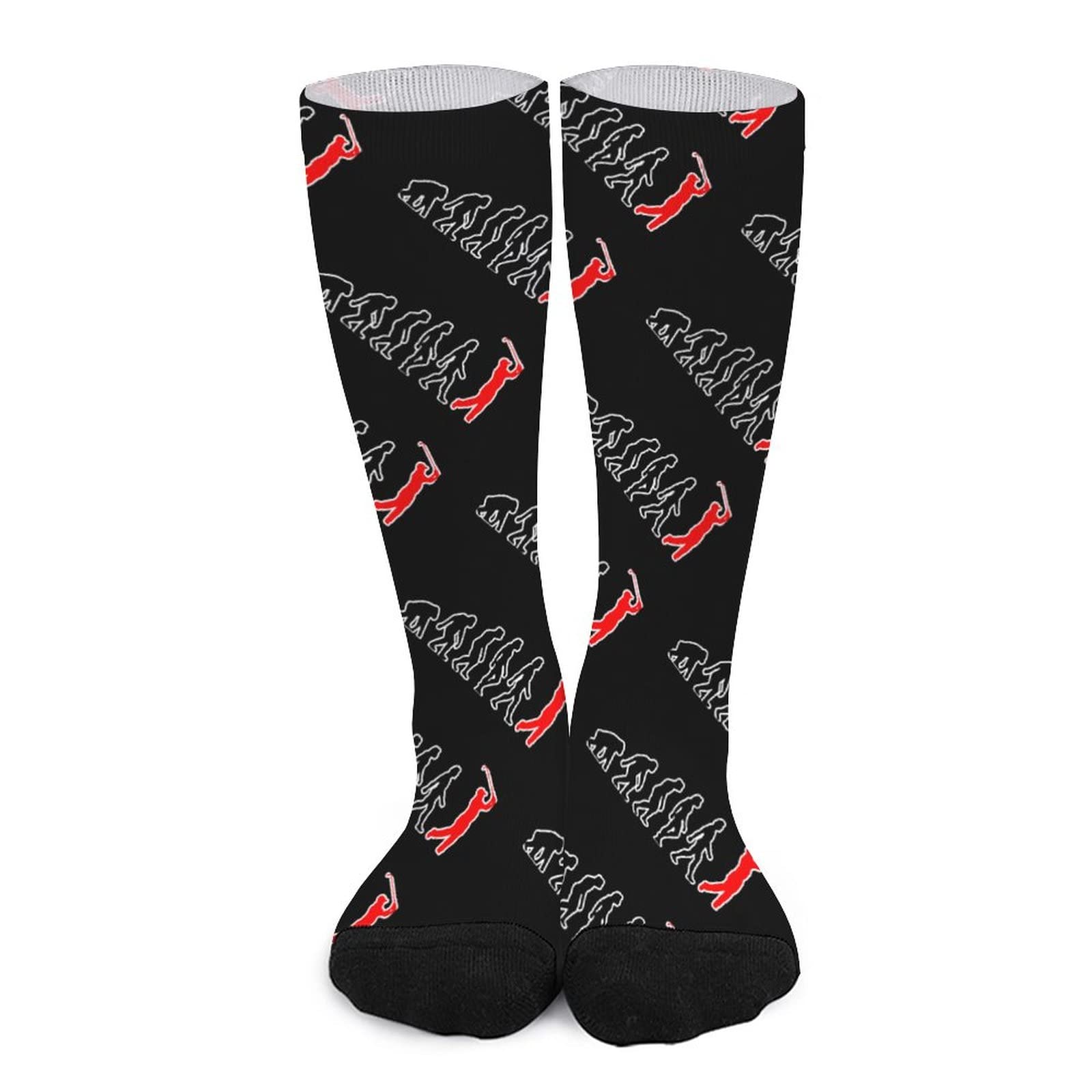 Golf Evolution Printed Tube Socks - High Stockings for Men & Women - Warm Sports Socks for Golf, Running & Outdoor Activities