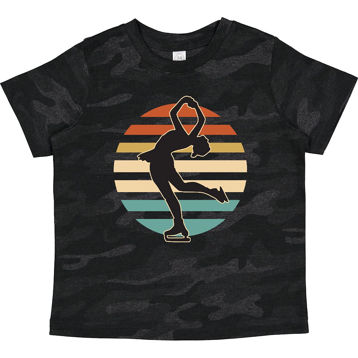 Inktastic Ice Skating & Ice Dancing Toddler T-Shirt - Cute Graphic Tee for Kids - Perfect for Ice Rink, Winter Sports & Dance Classes