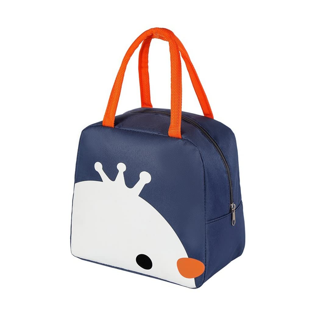 **Insulated Lunch Bag for Women - Small Thermal Cooler Tote for Work, Picnic & Travel - Reusable & Portable Lunch Box Organizer (Color: Blue) - Perfect for Office, School & Outdoor Activities**