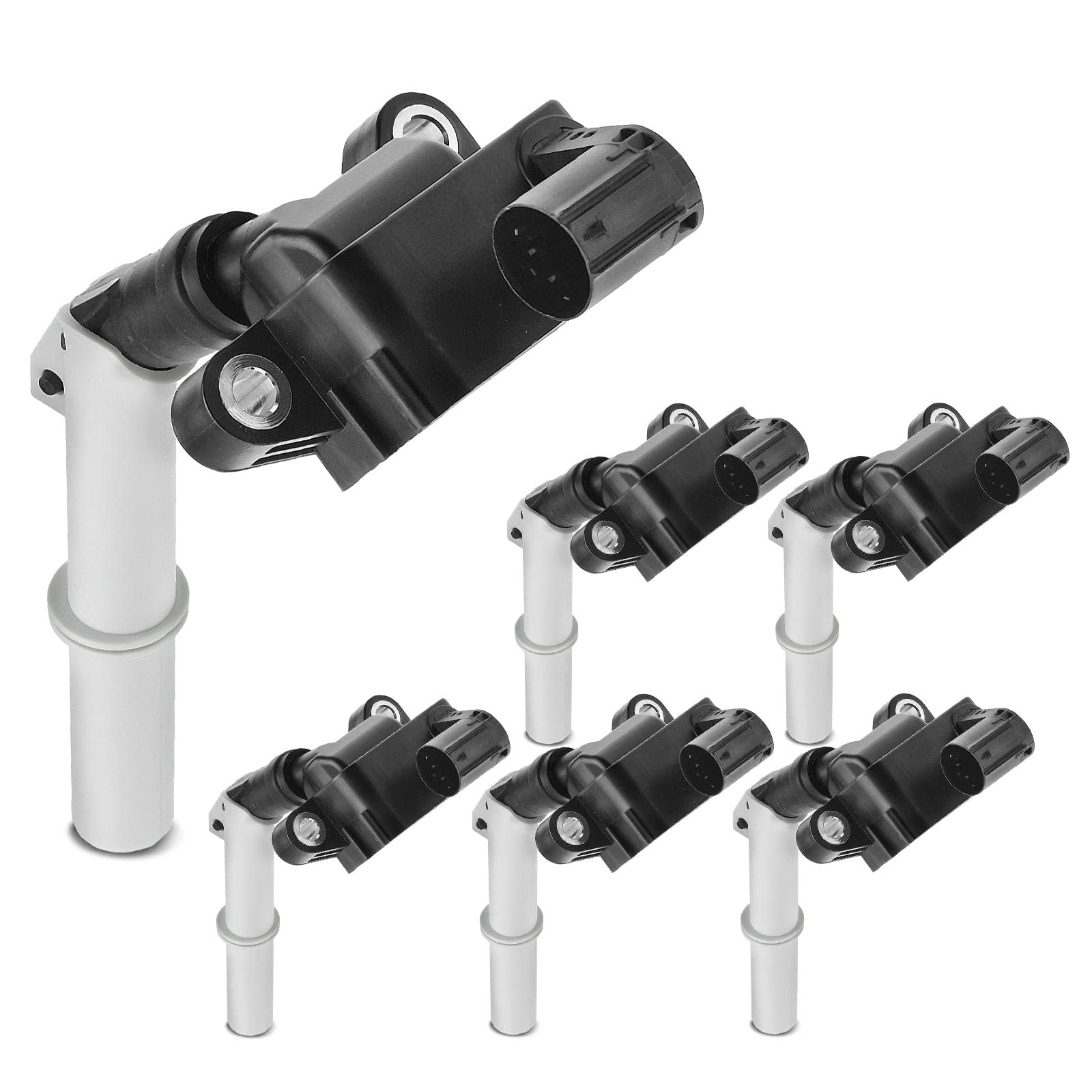 Premium 6-Pack Ignition Coil Set [V6 3.5L Flex] Compatible with Mercedes-Benz C300 2013-2014, C350 2012-2014, E350 2012-2016, ML350 2012-2015 - High Performance Replacement for Smooth Engine Start & Acceleration