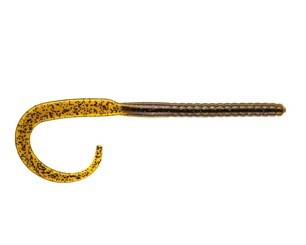 Netbait C Mac 7'' Ribbon Tail Worm with Baitfuel - Premium Soft Plastic Fishing Bait for Bass, Trout & Walleye - Ideal for Freshwater & Saltwater Fishing