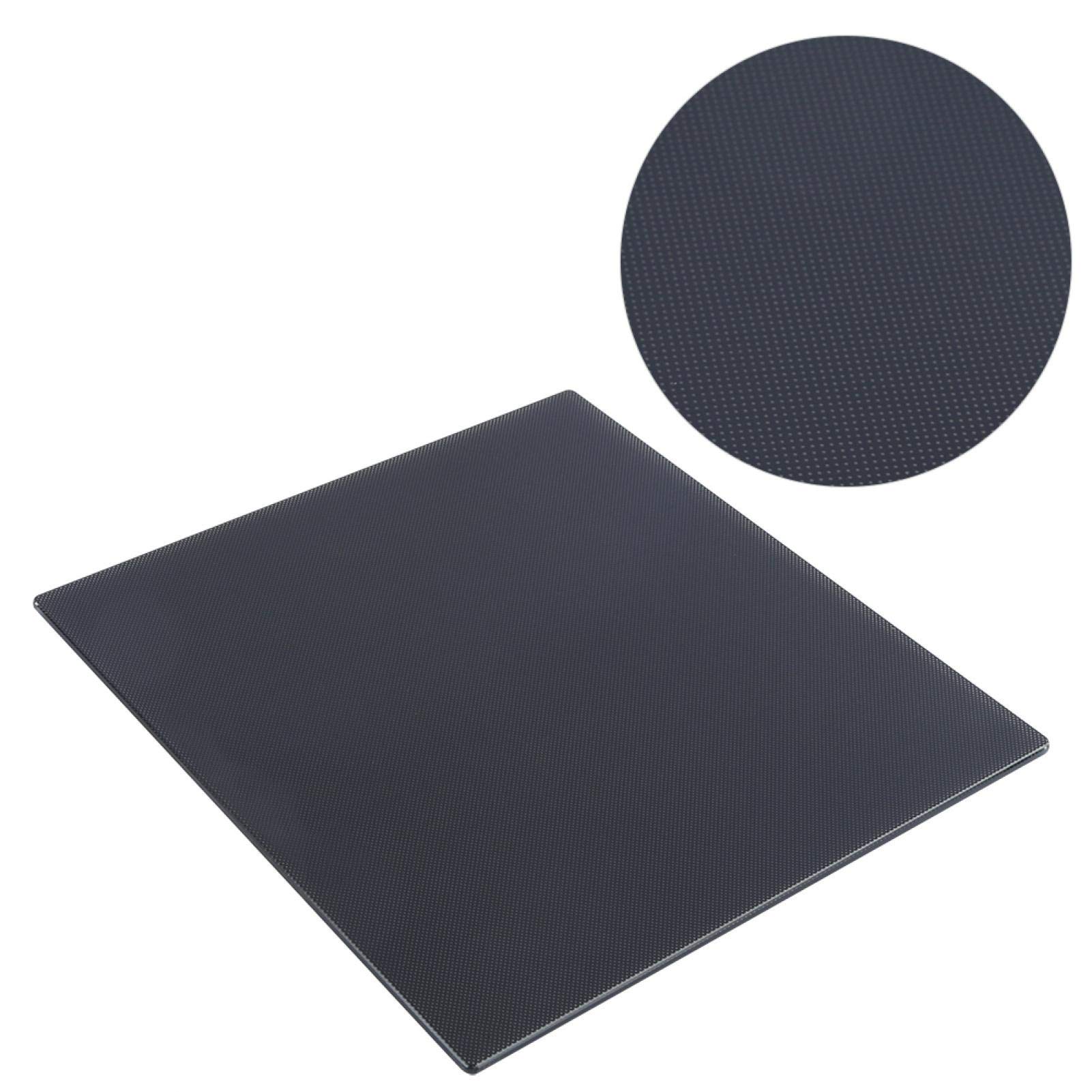 EVTSCAN 235x235mm Carbon Silicon Glass Plate - Compatible with CR10, Ender 3, Ender 3S 3D Printers | Perfect for Smooth Printing & Easy Removal | Ideal for Home DIY 3D Printing Projects