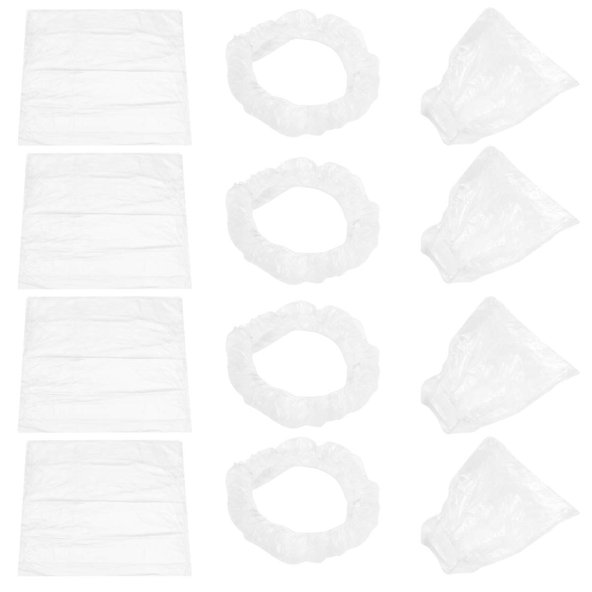 **Garneck 50-Pack Universal Disposable Steering Wheel Covers – Plastic Dust-Proof Protector for Car Steering Wheel, Seat & Gear Shift – Ideal for Road Trips, Car Cleaning & Long-Term Storage**