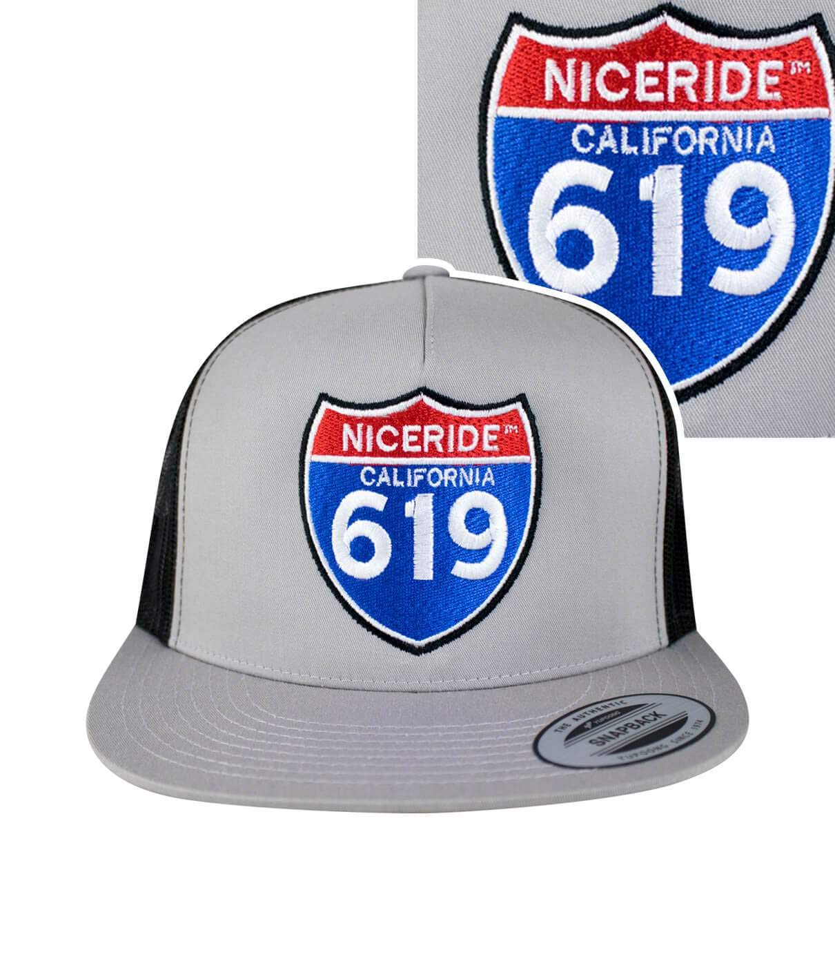 Interstate 619 Trucker Classic Snapback Baseball Cap - Adjustable Mesh Back Hat for Men & Women - Perfect for Truck Driving, Outdoor Work & Casual Wear