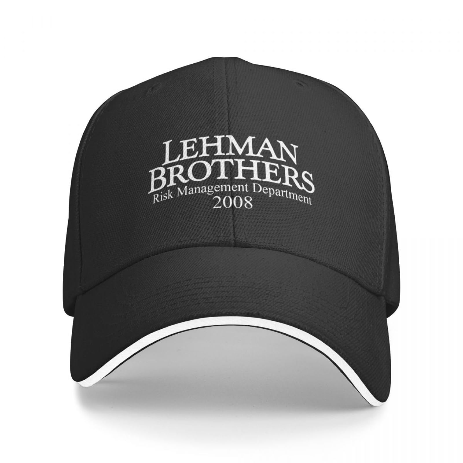 Unisex Casual Baseball Cap - Lehman Brothers Risk Management 2008 Vintage Style - UV Protection Sun Hat for Golf, Sports & Outdoor Activities - Perfect Gift for Men & Women