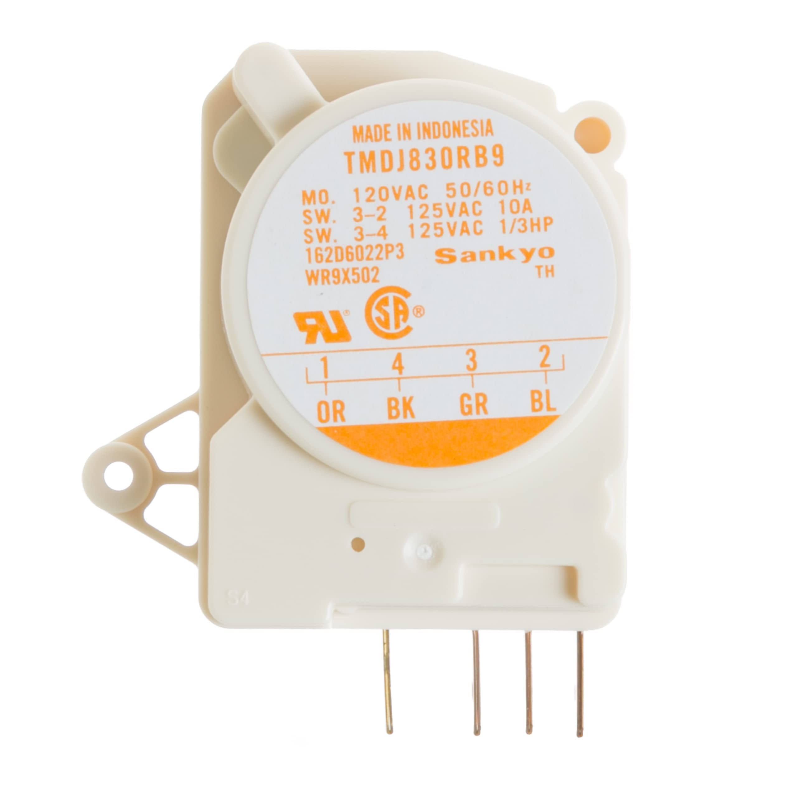 GE WR9X502 Refrigerator Defrost Timer Replacement Part - Compatible with GE Appliances - Perfect for Refrigerator Repair & Maintenance (Home, Restaurant, Commercial Use)
