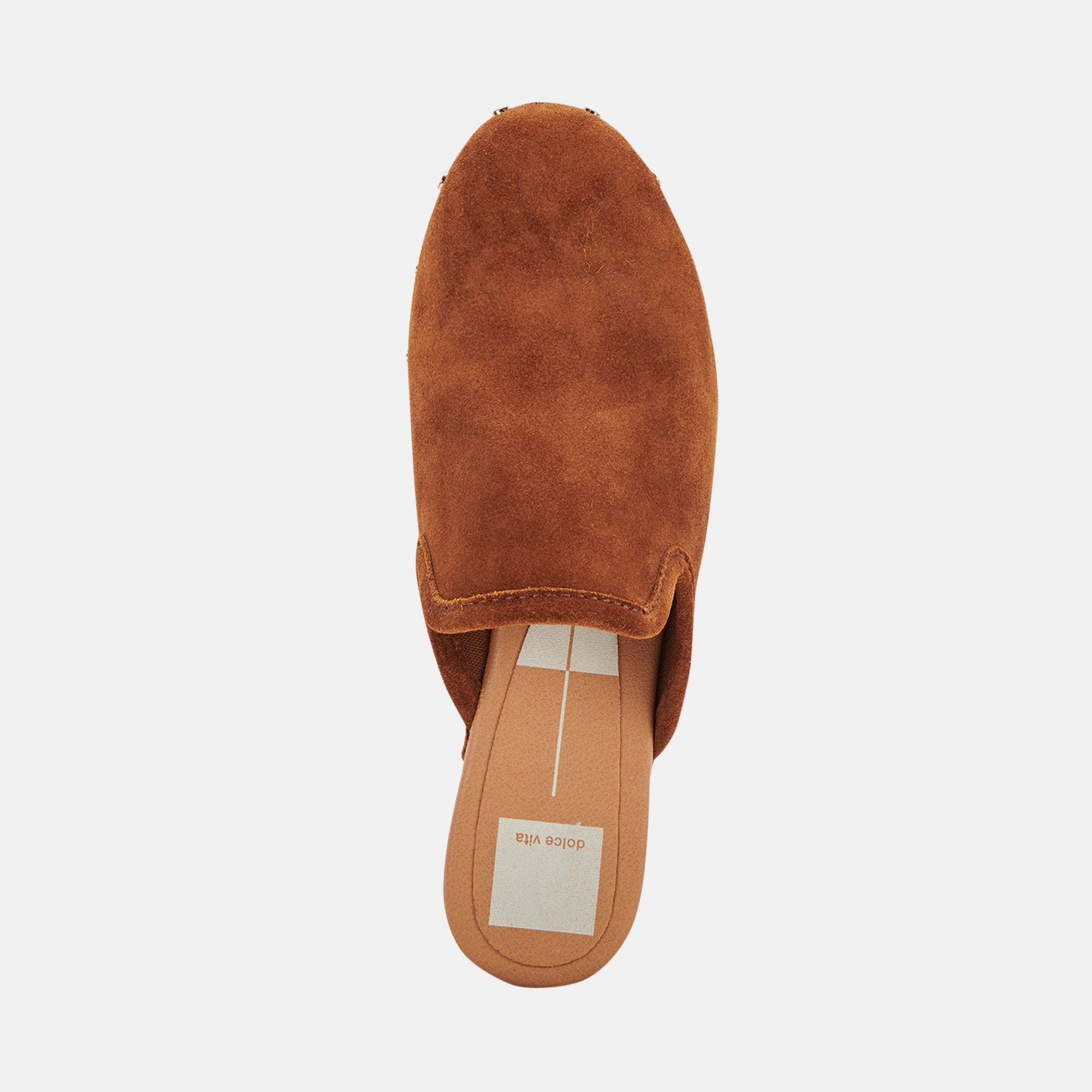 CLOSEN CLOGS Cognac Suede Clogs for Women - Comfortable & Stylish Slip-On Shoes Size 8 (US 935) by re:vita - Perfect for Casual Wear, Home, and Outdoor Activities