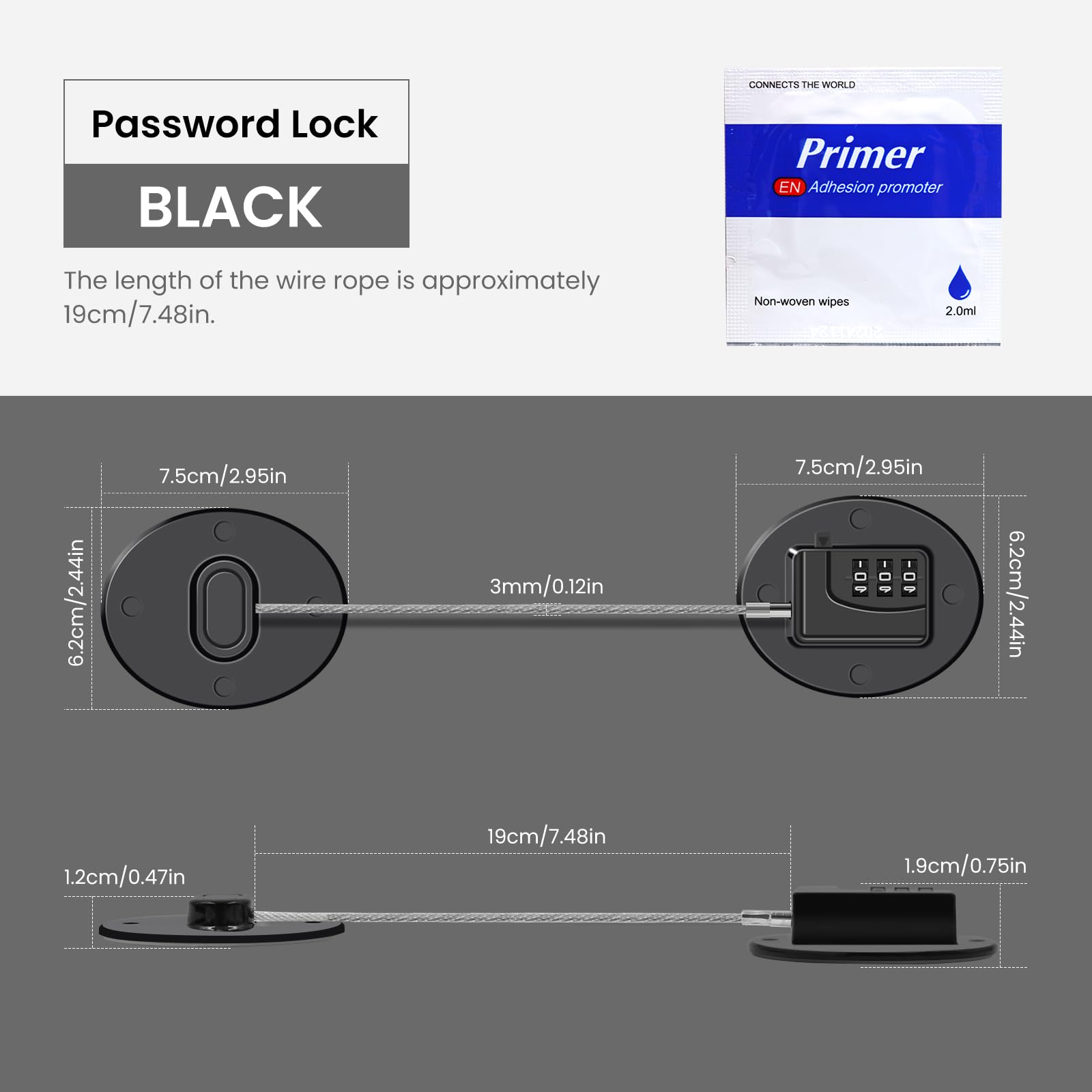 Child Safety Refrigerator Lock - No Drill Baby Proofing for Kitchen, Freezer, Cabinets & Drawers - Tool-Free Installation (Black, 1 Pack) - Perfect for Homes with Toddlers & Pet Safety