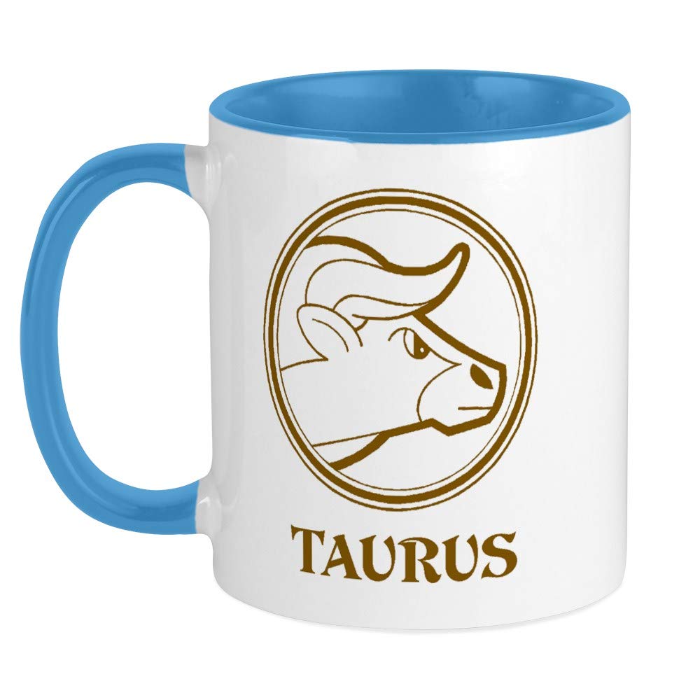 11 oz Taurus Zodiac Sign Ceramic Coffee Mug & Tea Cup - Perfect for Horoscope Lovers, Office Use & Gift Giving