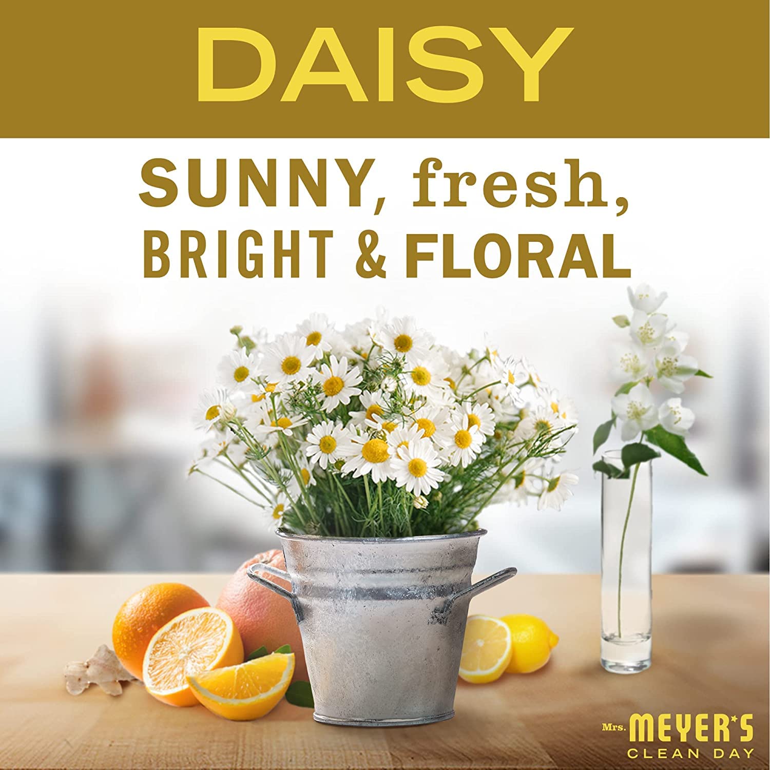 Mrs. Meyer's Clean Day Spring Scent Variety Pack - Lilac, Daisy & Rose Scented Hand Soap & Cleaning Products | Fresh Floral Home & Kitchen Use