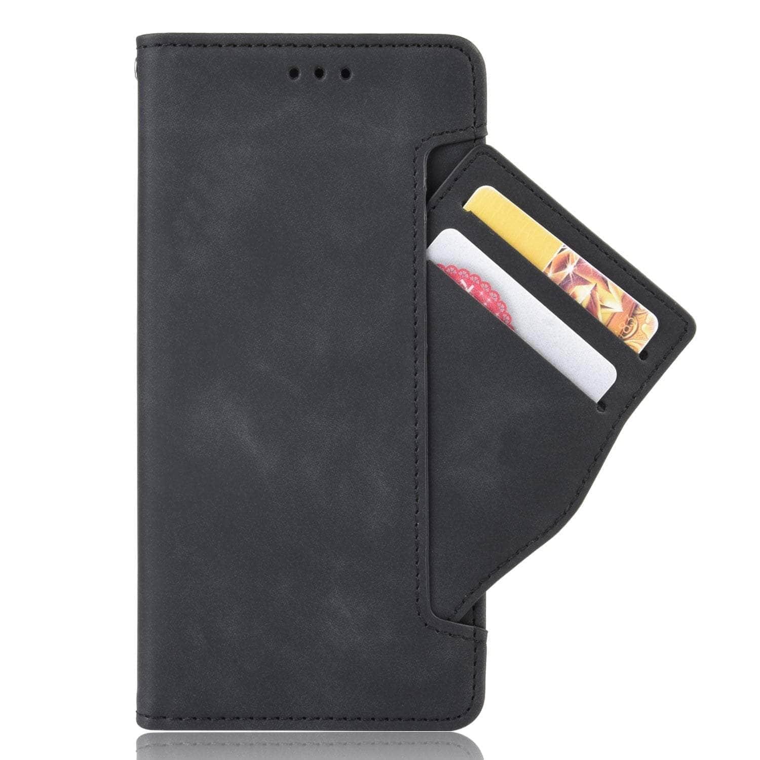 Premium Vegan Leather Case for Samsung Galaxy Z Fold 3 with S Pen Slot - Slim Protective Cover for Work, Travel & Everyday Use
