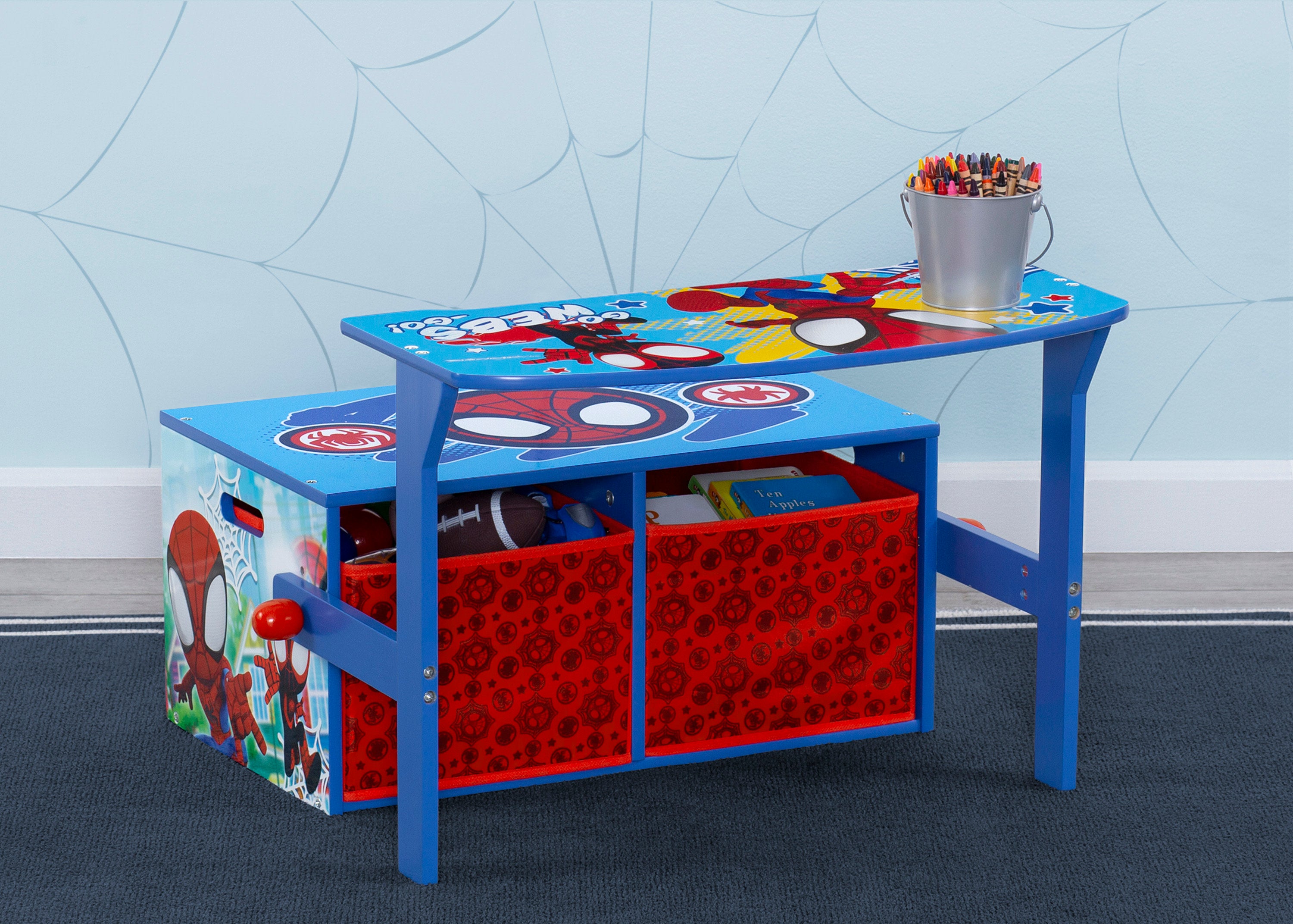 Spidey and His Amazing Friends Kids Activity Bench - Fun Learning Toy for Toddlers & Preschoolers - Perfect for Playtime, Birthday Gifts & Early Childhood Development