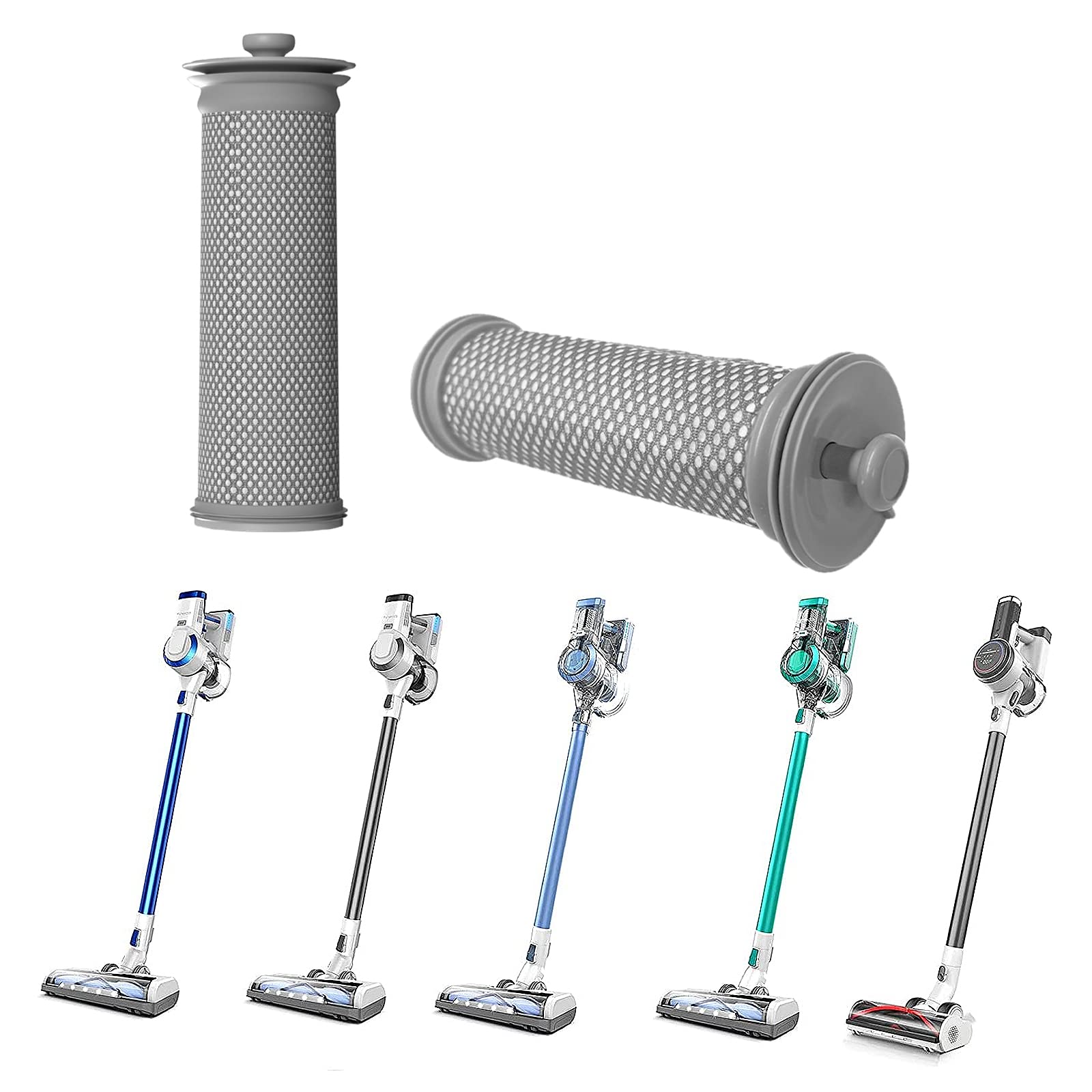 3 Pack Tineco A10/A11 Vacuum Pre Filters with Brush - for Easy Cleaning & Maintenance