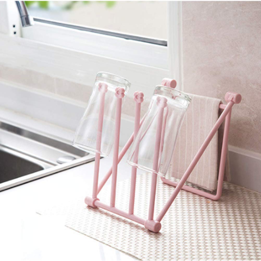 TOPBATHY Kitchen Dish Cloth Rack - Countertop Dish Towel Holder & Drying Rack for Washcloths, Vertical Space-Saving Organizer - Perfect for Small Kitchens, RVs, and Dorm Rooms
