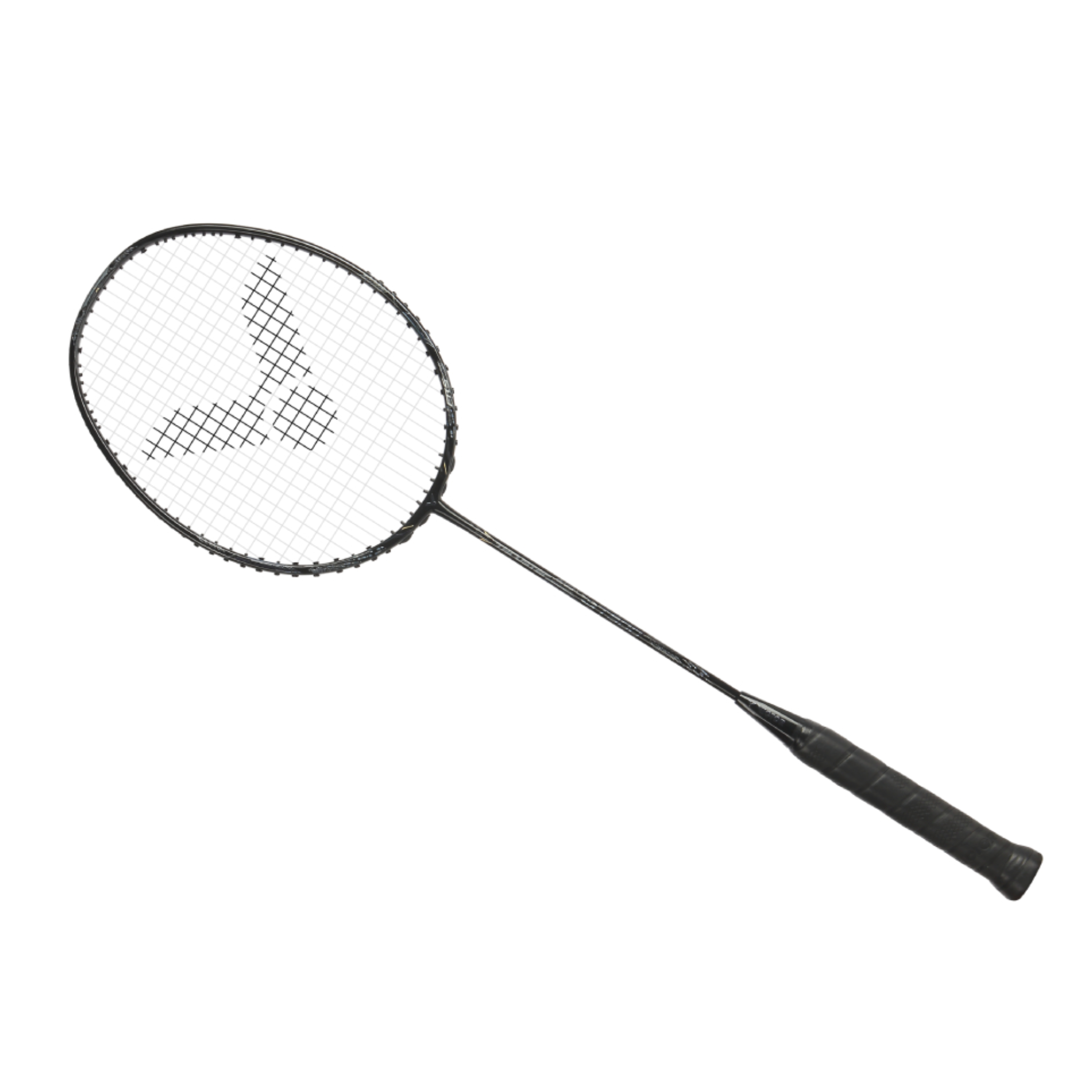 Victor Thruster K 500 Unstrung Badminton Racket - Premium Carbon Fiber Lightweight Racquet [Bushi Black] TK T500 C - Perfect for Professional Training & Competitive Matches