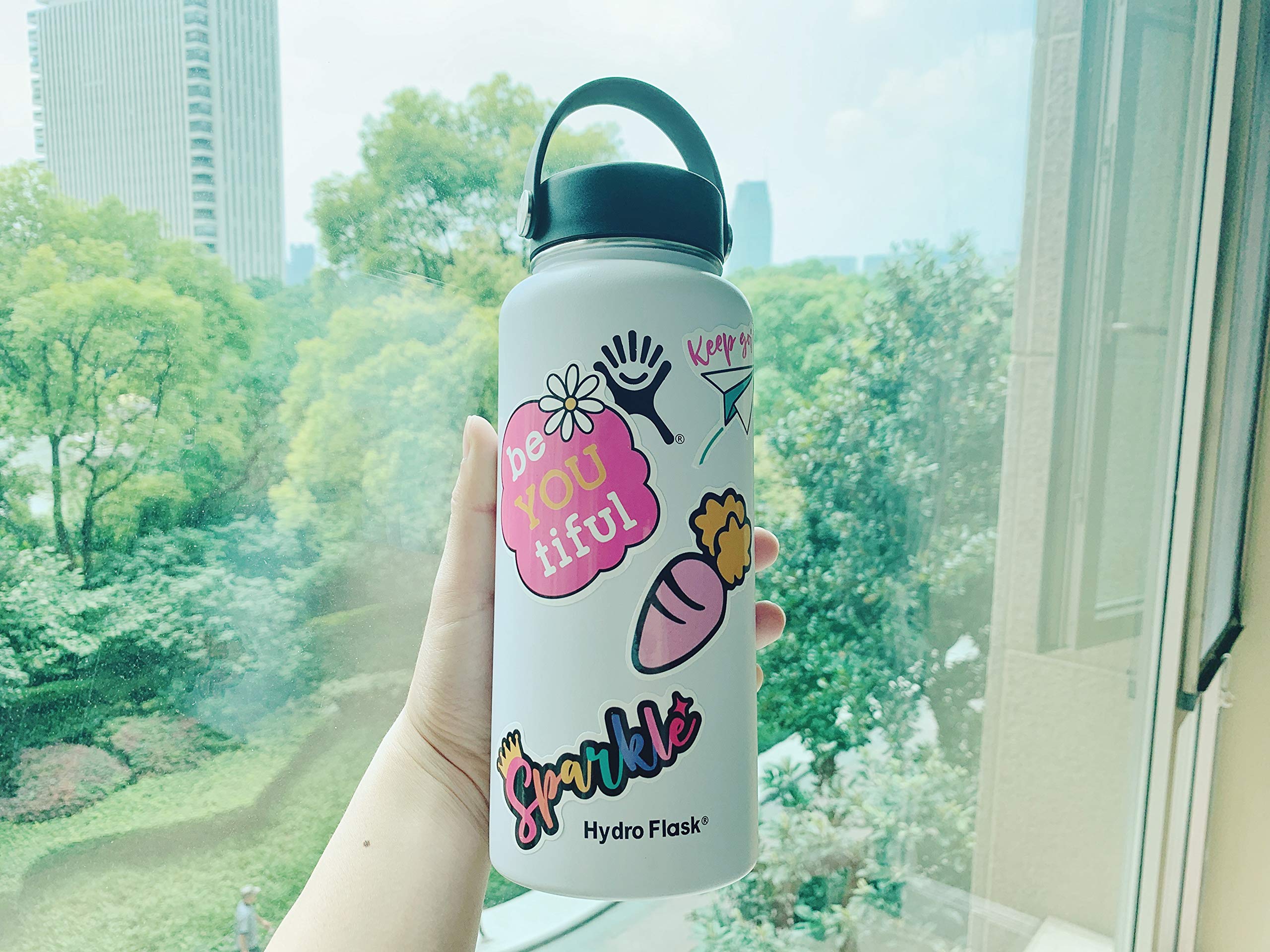 110pcs Cute Girl Stickers Pack - Trendy Vinyl Decals for Hydro Flask, Water Bottles, Laptops & Notebooks | Unique Designs for Personalization & DIY Crafts (School, Office, Gift Giving)