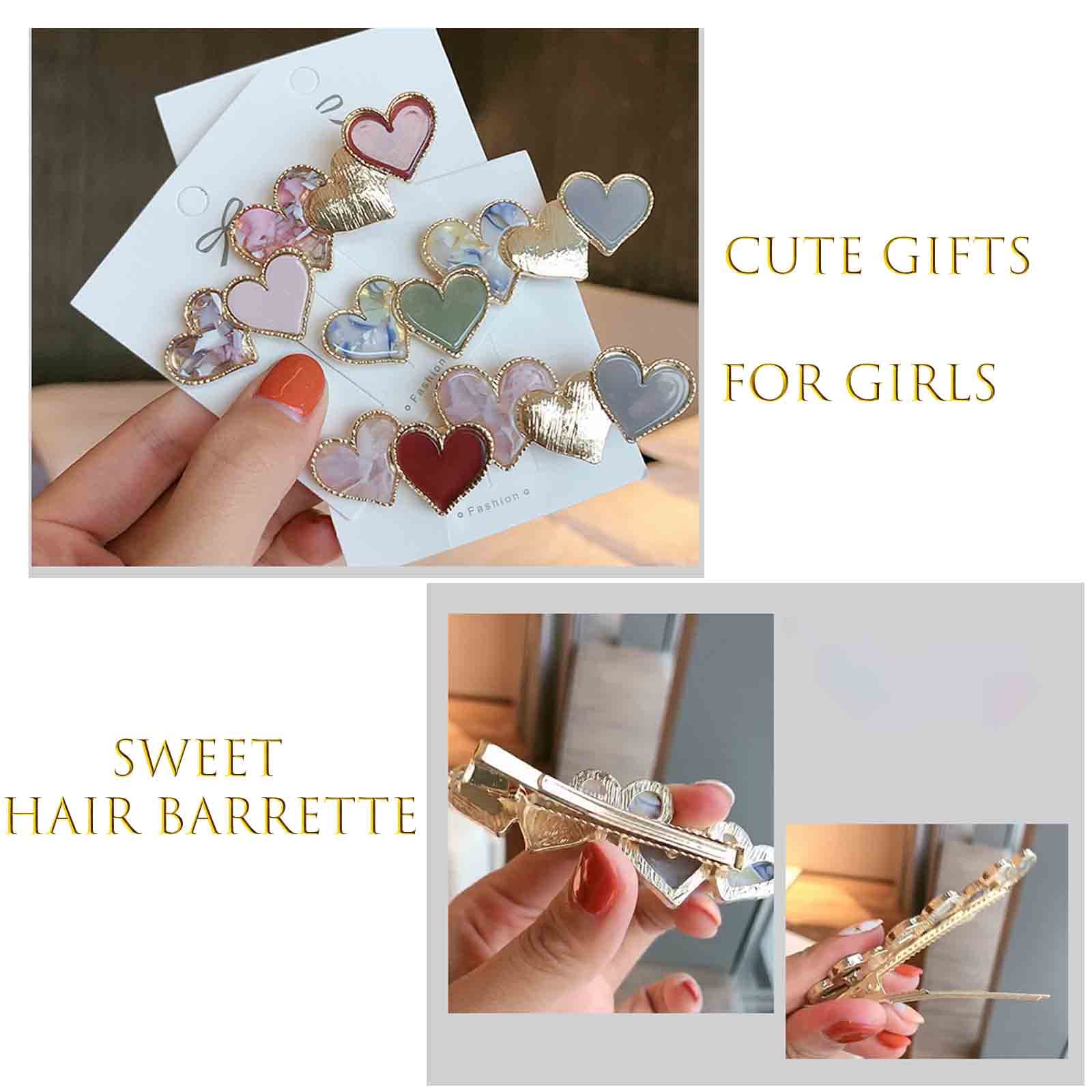 Cute Pink Star Hair Clip Barrette for Women & Girls - Decorative Geometric Hair Pin Headpiece Accessory for Parties, Weddings & Everyday Wear