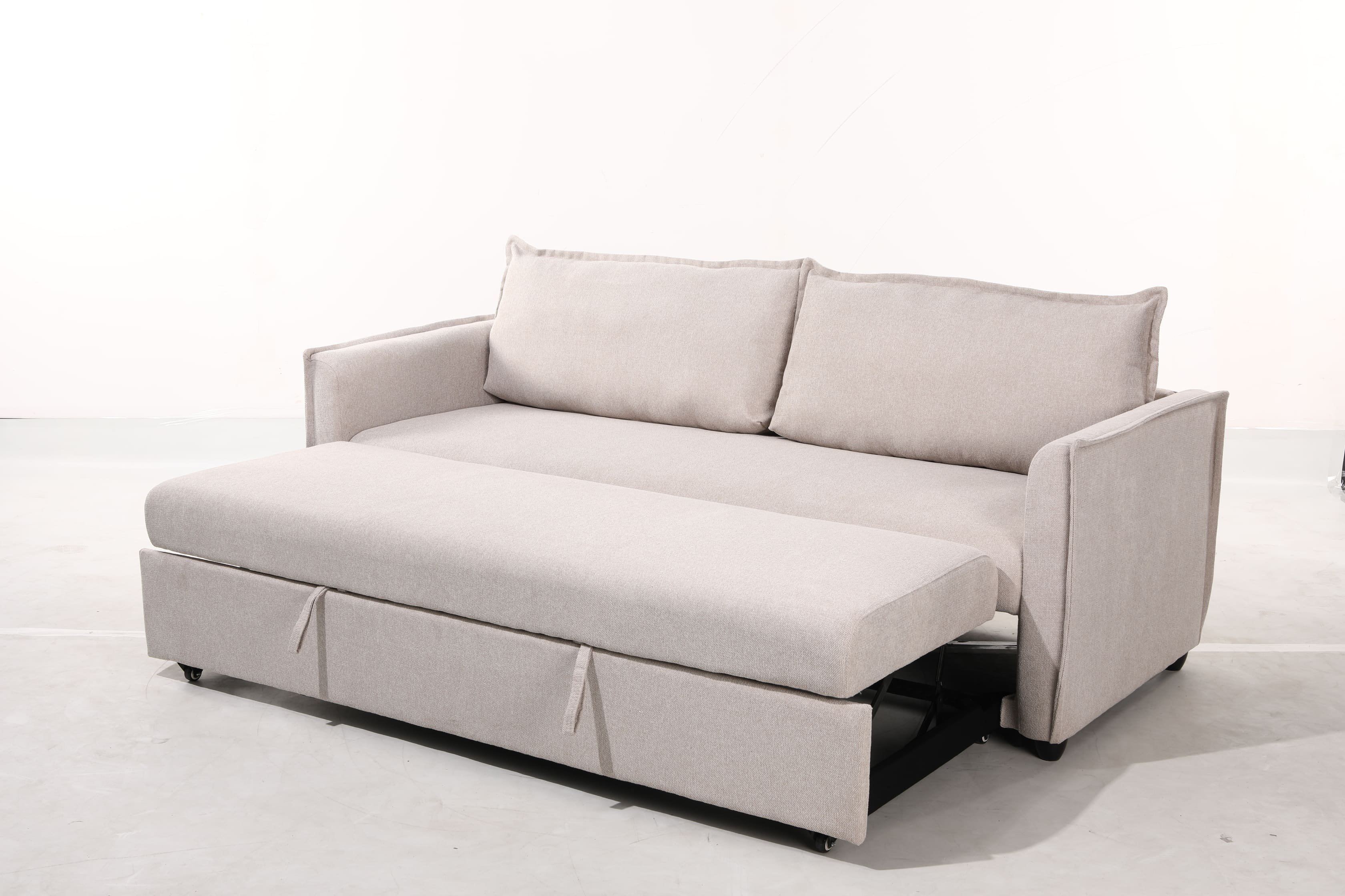 Modern Sofa Bed with Storage - Convertible Sleeper Couch for Small Spaces | Perfect for Apartments, Guest Rooms & Home Offices